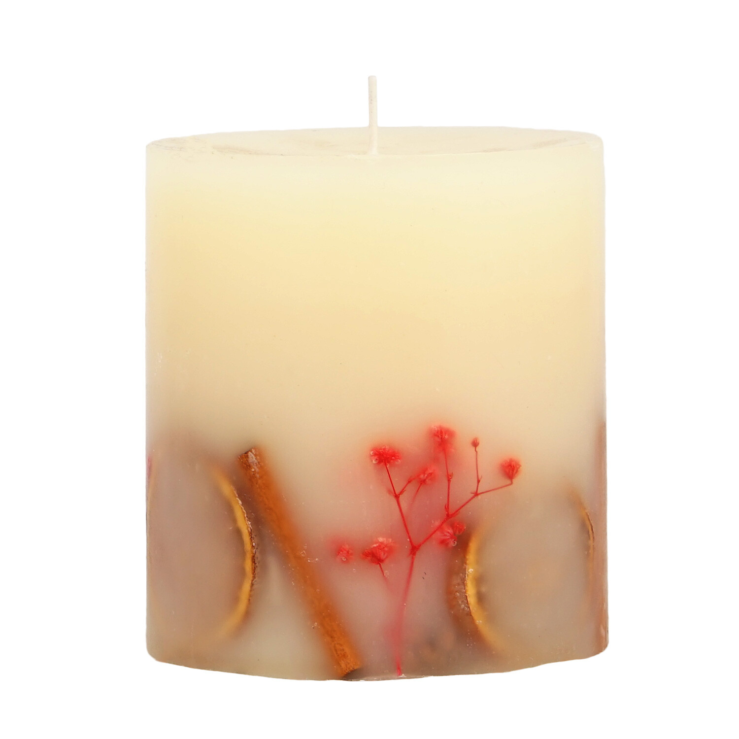 Winter Spice Botanical Candle - Cream Image 3