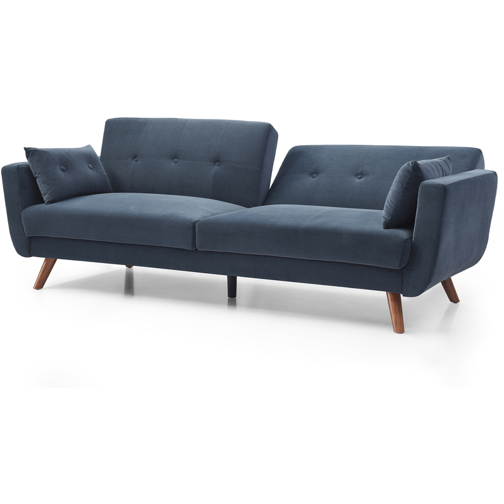 Weston 2 Seater Ink Velvet Sofa Bed Image 3