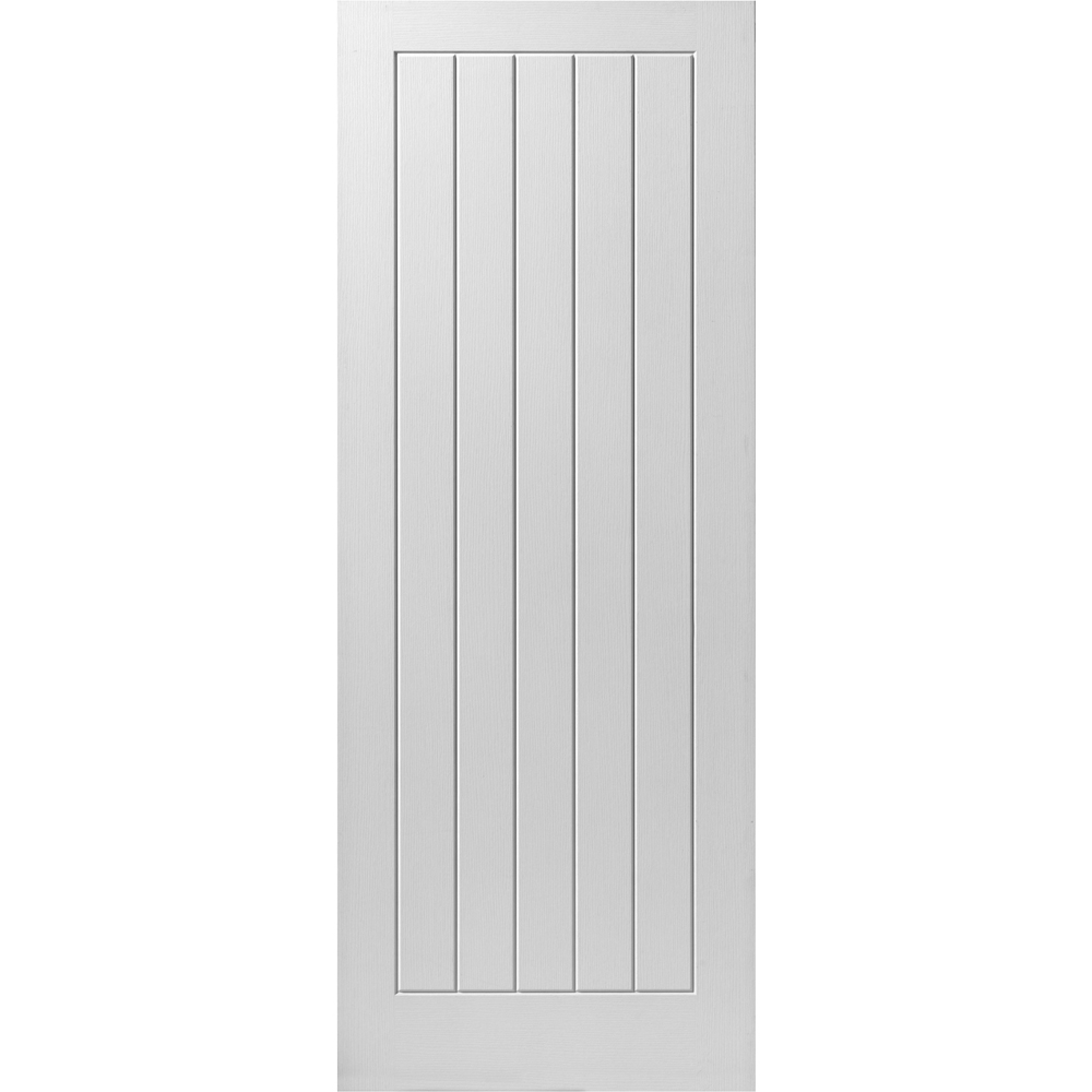 JB Kind Cottage 5 White Moulded Internal Door 1981 x 762mm Image 1