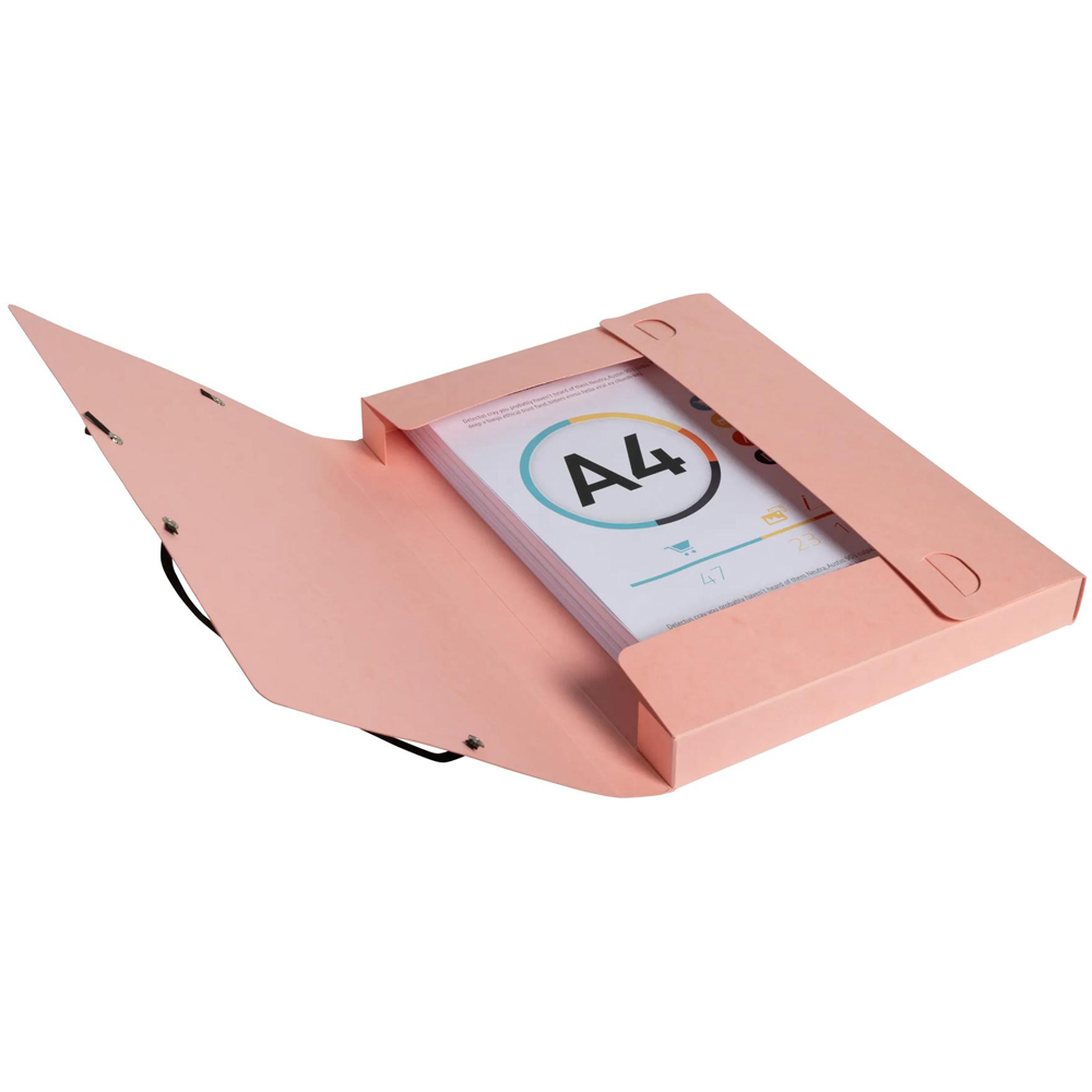 Exacompta Aquarel A4 Assorted Colour 25mm Board Box File 10 Pack Image 5