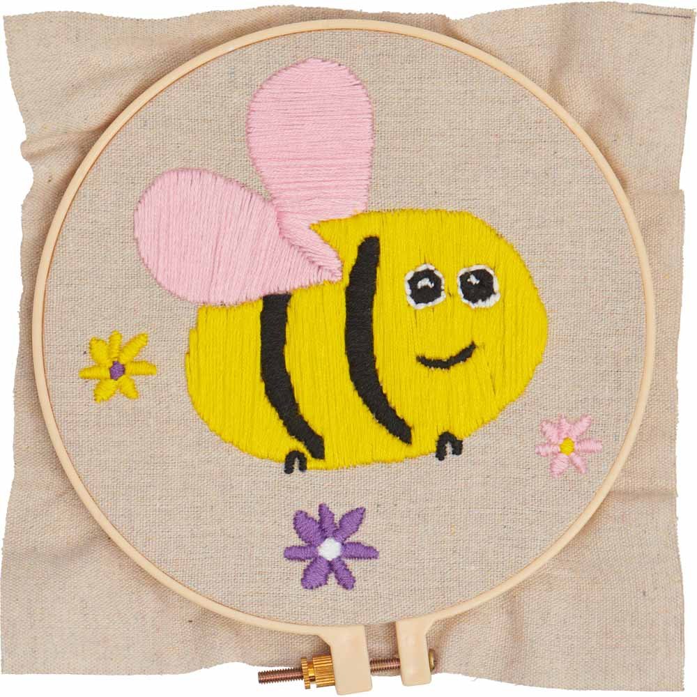 Single Wilko MYO Embroidery Rainbow/Bee in Assorted style Image 2