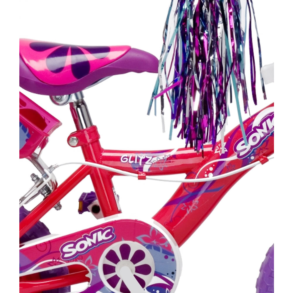 Sonic Glitz Kids 12" Pink Bike Image 3