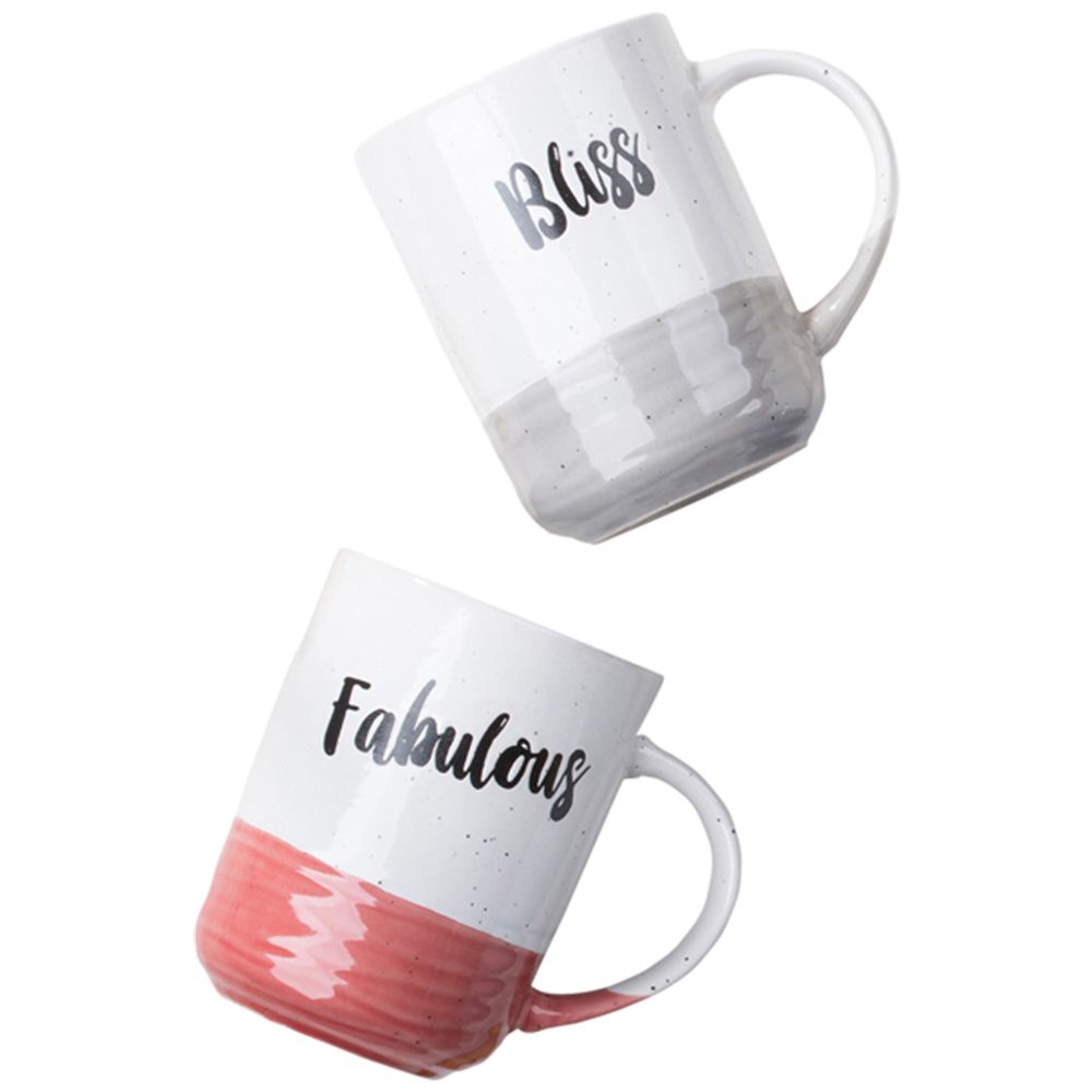 Waterside Slogan Dipped Mug Set 6 Pack Image 3