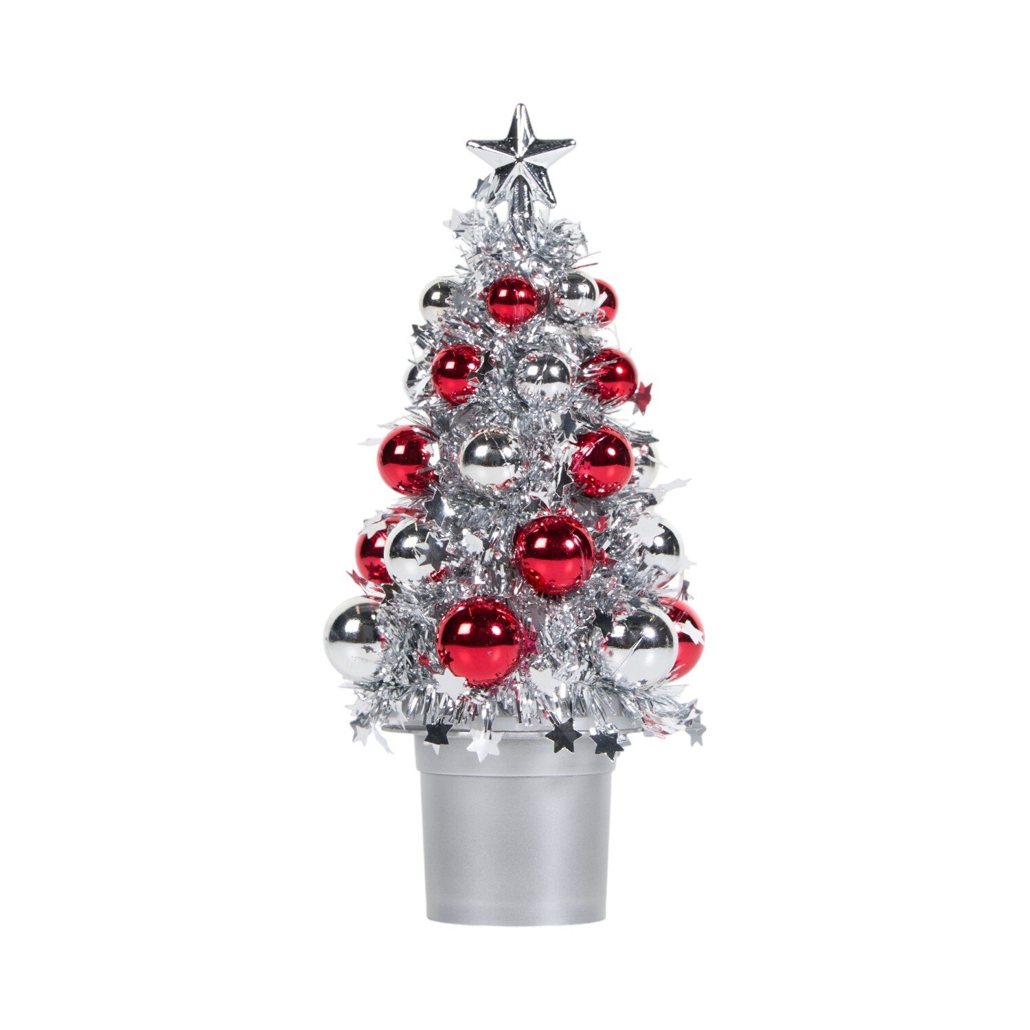 Christmas Tinsel Tree with Ball Image 7