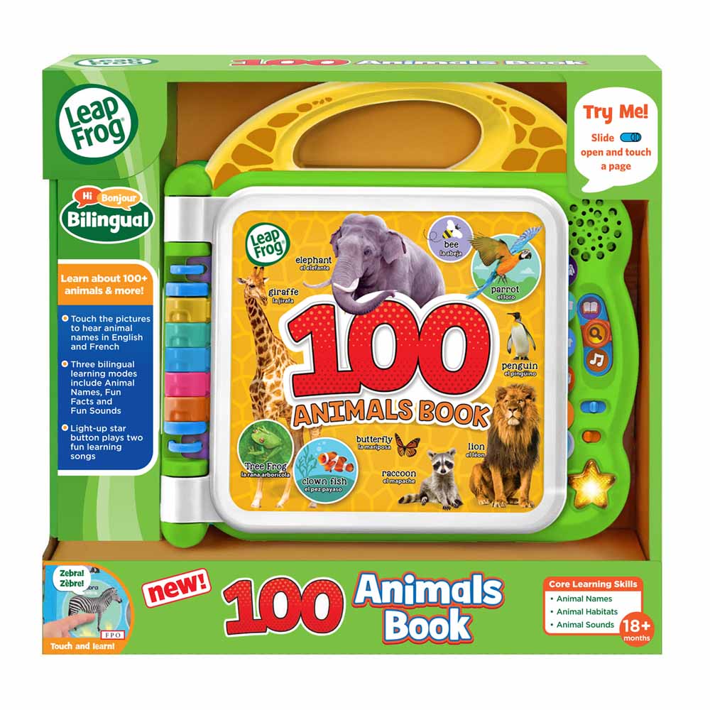 Leapfrog 100 Animals Book Image 3