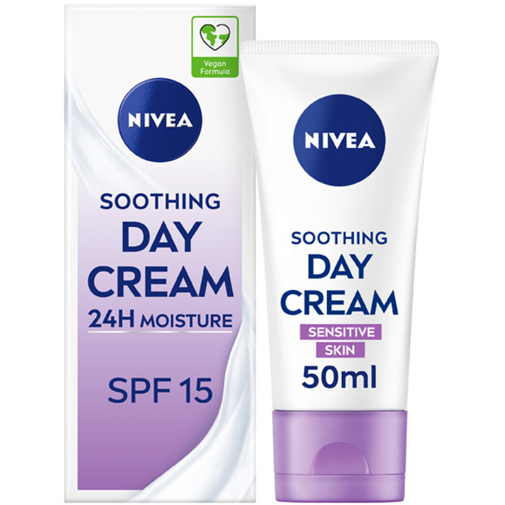 Nivea Soothing Day Cream 50ml - White Image 2