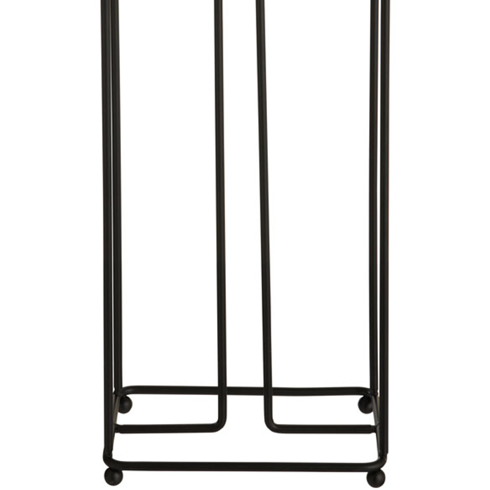 Wilko Toilet Roll Holder with Tray Black Wilko