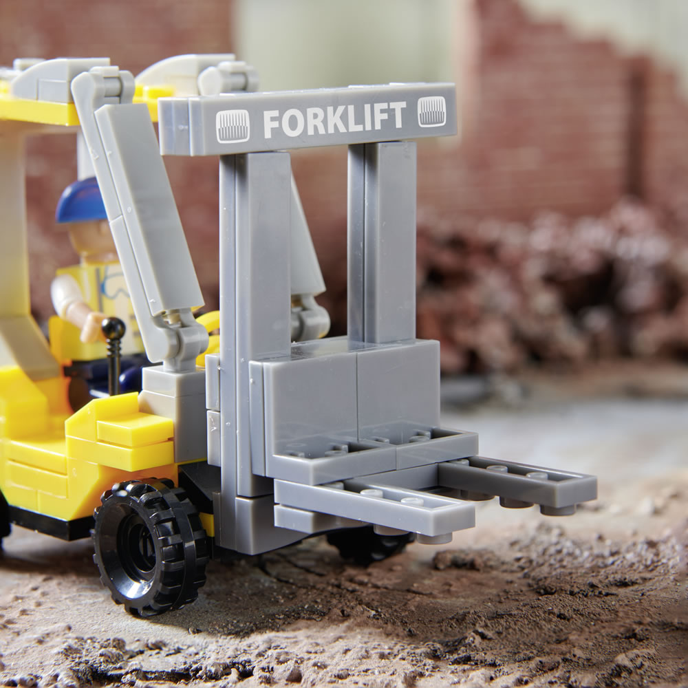 Wilko Blox Forklift Truck Small Set Image 3