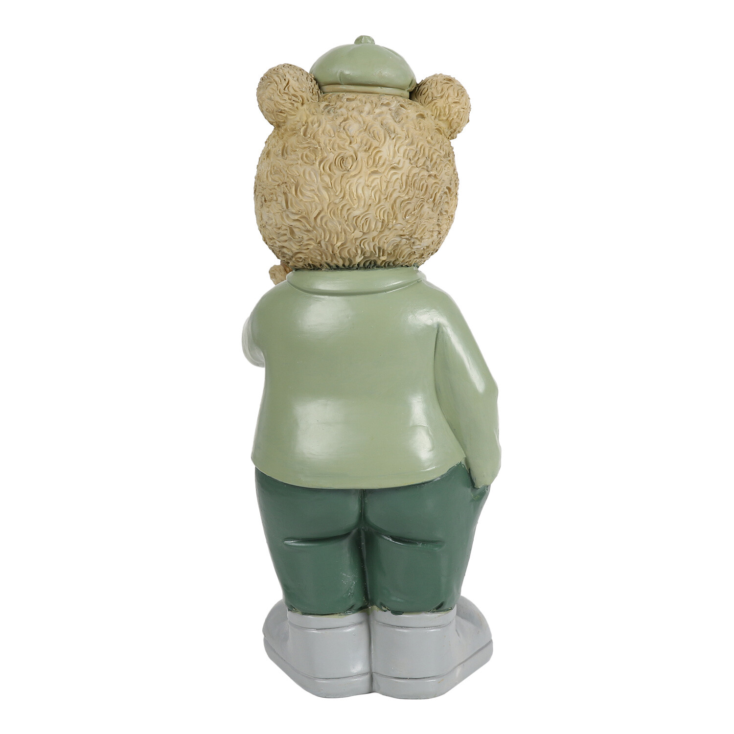 Bear With Pipe Ornament - Green Image 2