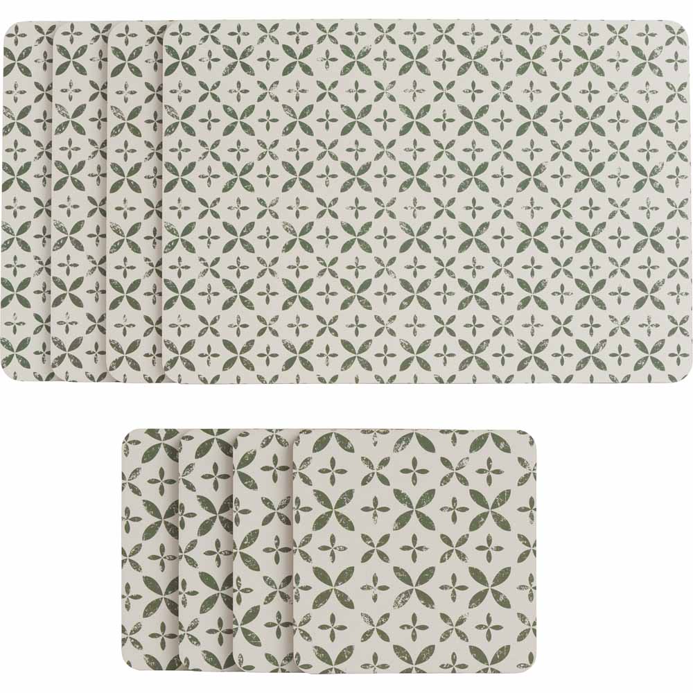 Wilko Discovery Placemat & Coaster Set 8 Pack Image