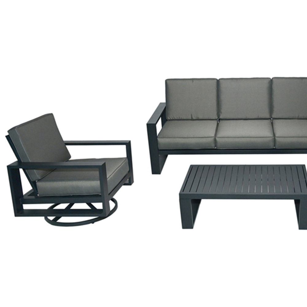 Furniture One 5 Seater Aluminium Garden Dining Set Image 3