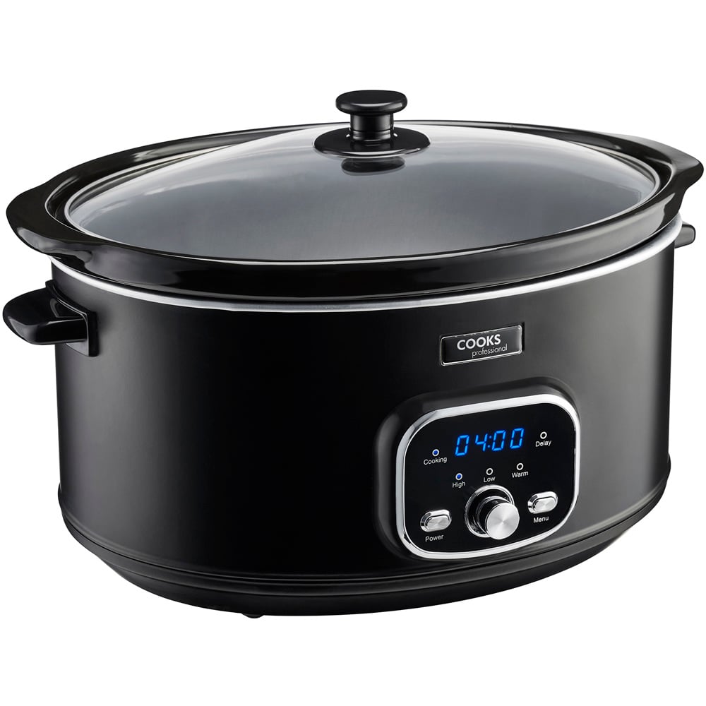 Cooks Professional K114 Black Digital Slow Cooker Image 1