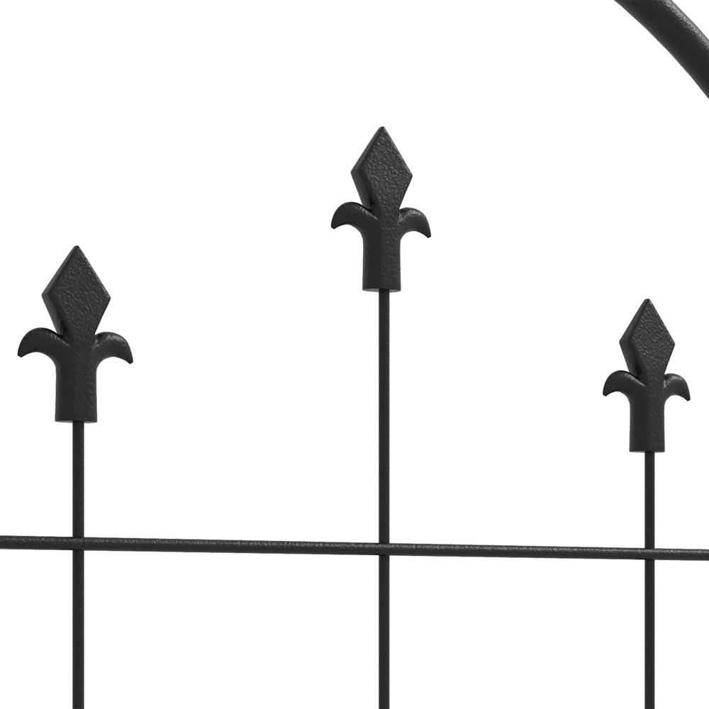 Outsunny 6 x 2ft Arrow Design Metal Trellis Set of 4 Image 4