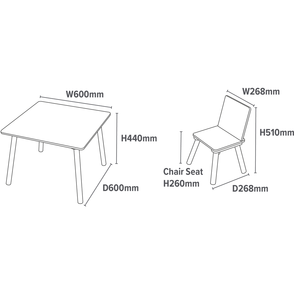 Liberty House Toys Kids Safari Table and Chairs Set Image 8