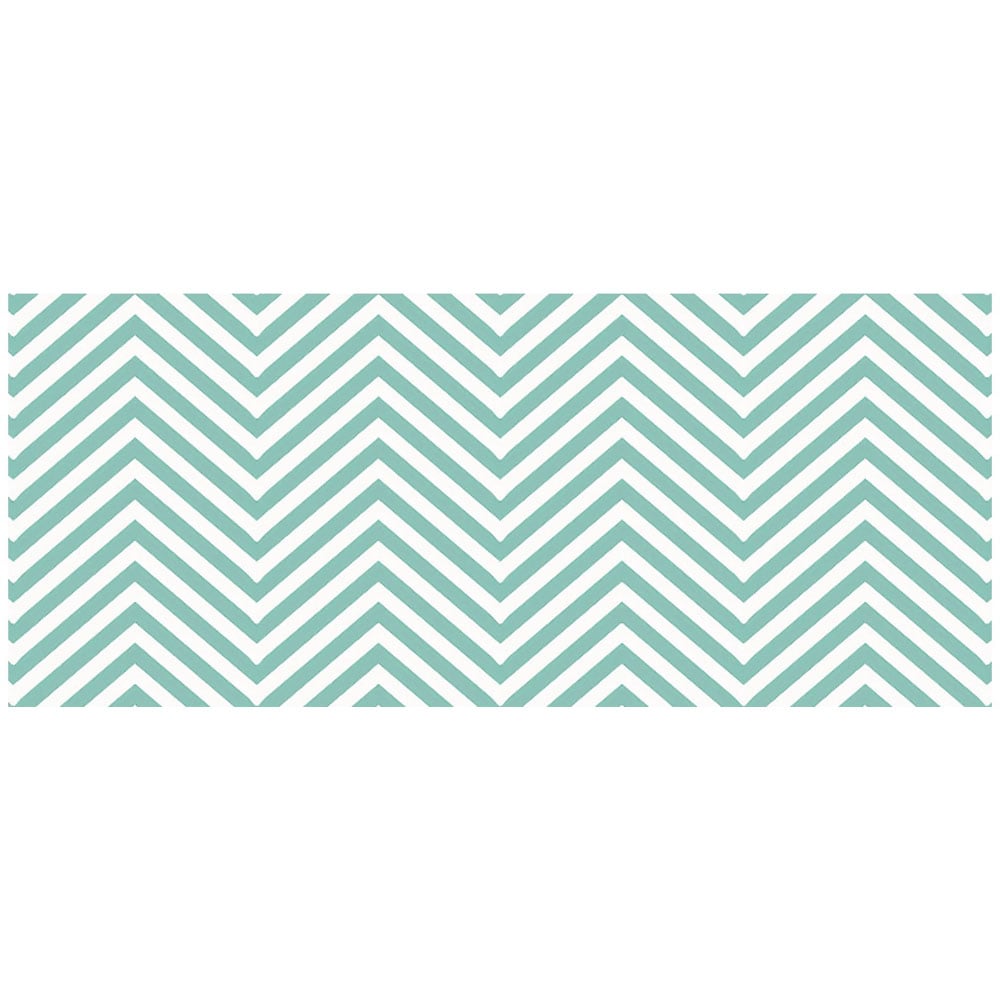 Warren Reed Designer Geometric Chevron Pattern Glass Bathroom Splashback 25 x 60cm Image 2