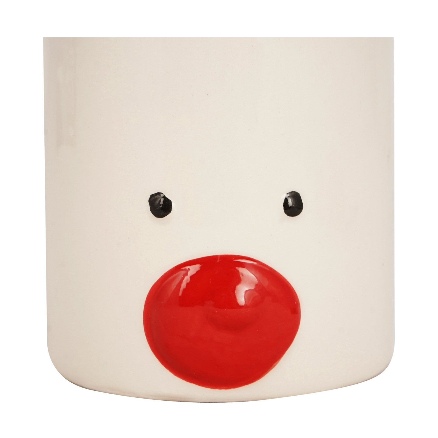 Reindeer Ceramic Candle - White Image 2