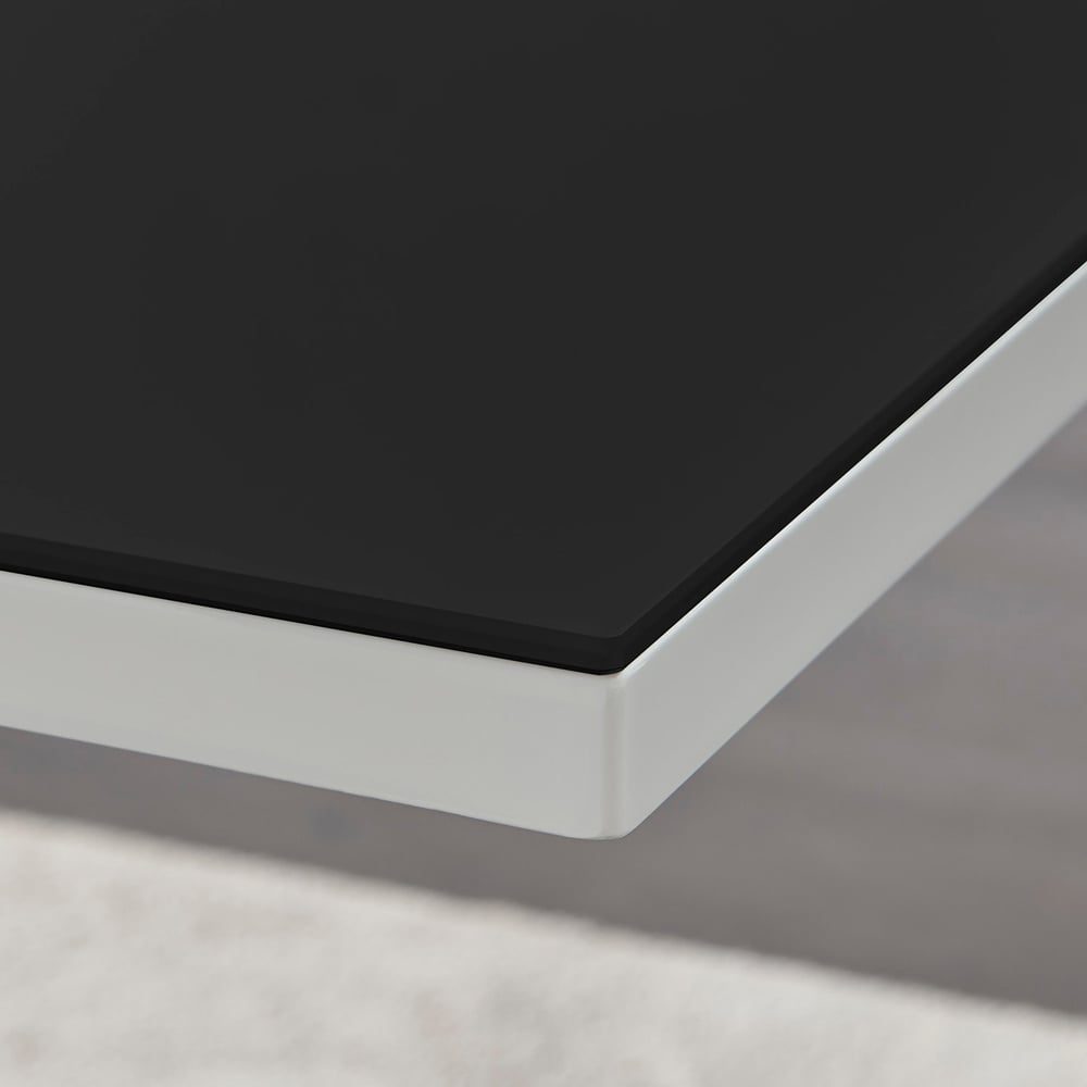 Furniturebox Lucia Solara 6 Seater Dining Set Black Gloss Image 5