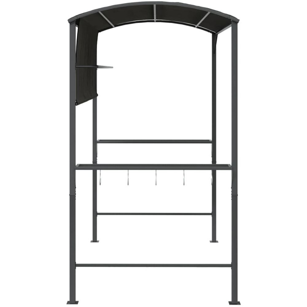 vidaXL 2 x 1.1m Anthracite Gazebo with Roof Image 4