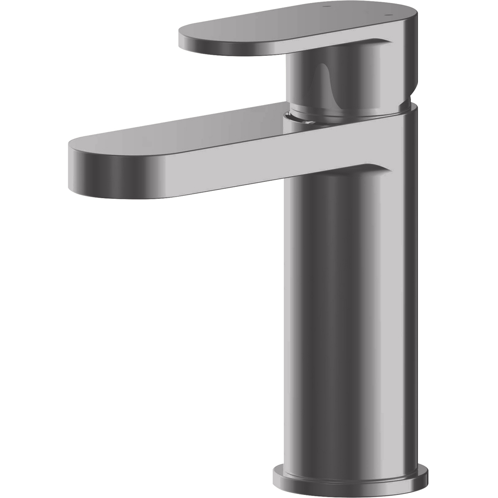 nuie Brushed Pewter Mono Basin Mixer Image 1