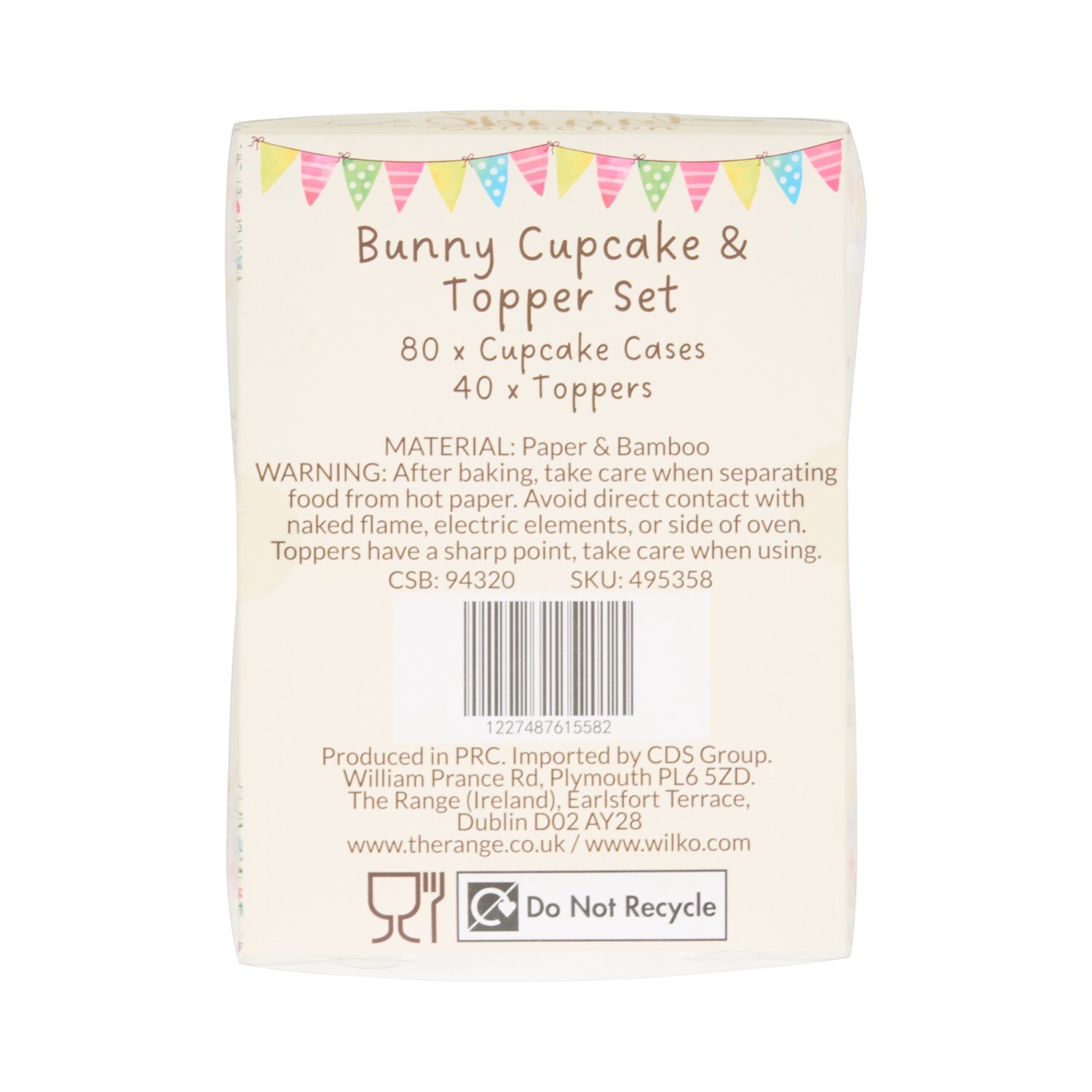 80 Piece Bunny Cupcake and Topper Set Image 2