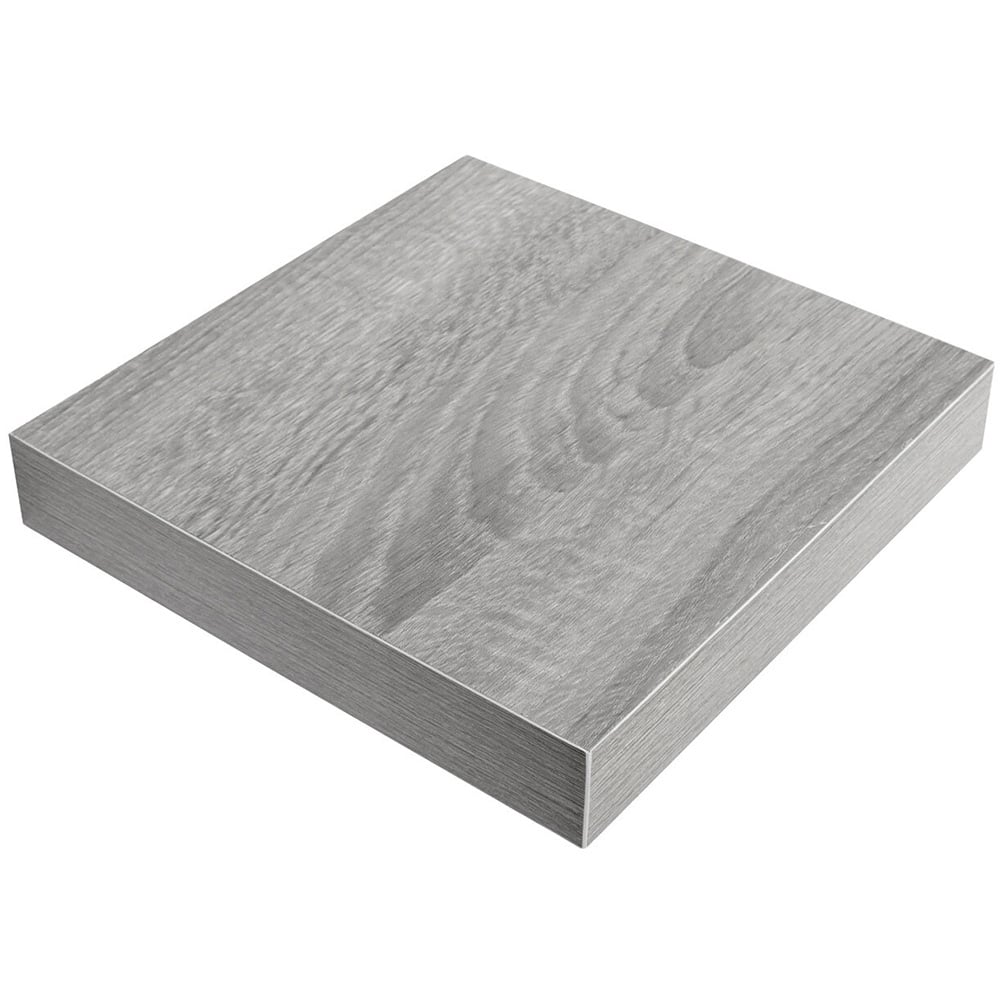 Grey Oak Effect Floating Shelf 23.5cm Image