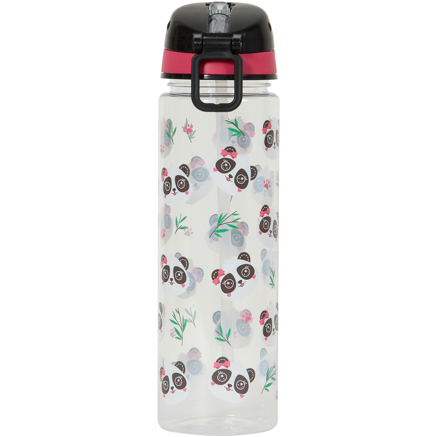 Panda Water Bottle 500ml - Clear Image 4