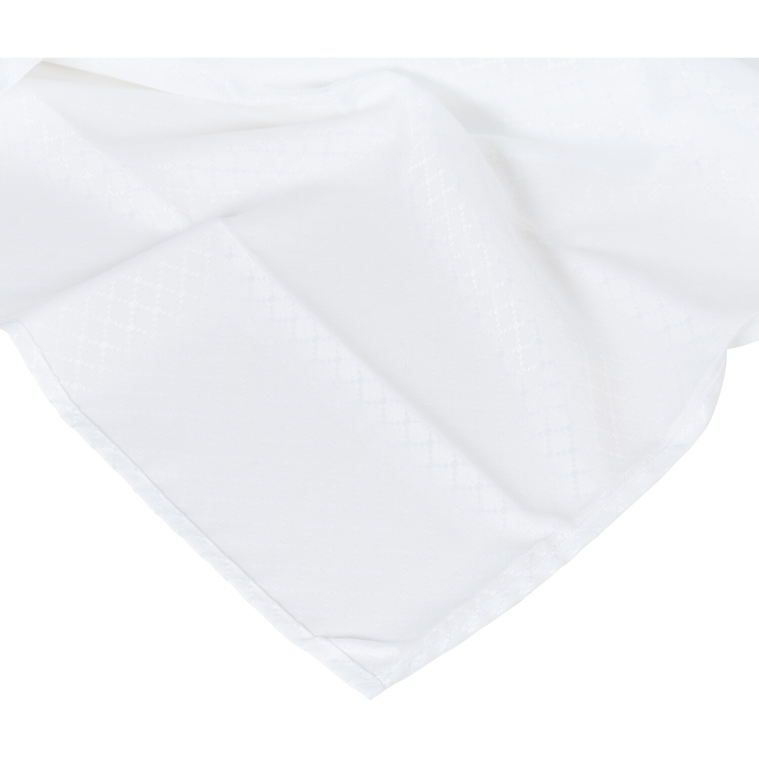 Divante Waterproof Diamond Tablecloth - White Image 4