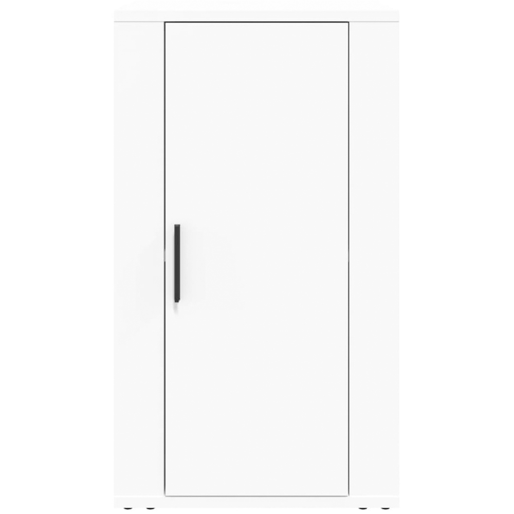 vidaXL Single Door White Sideboard Image 3