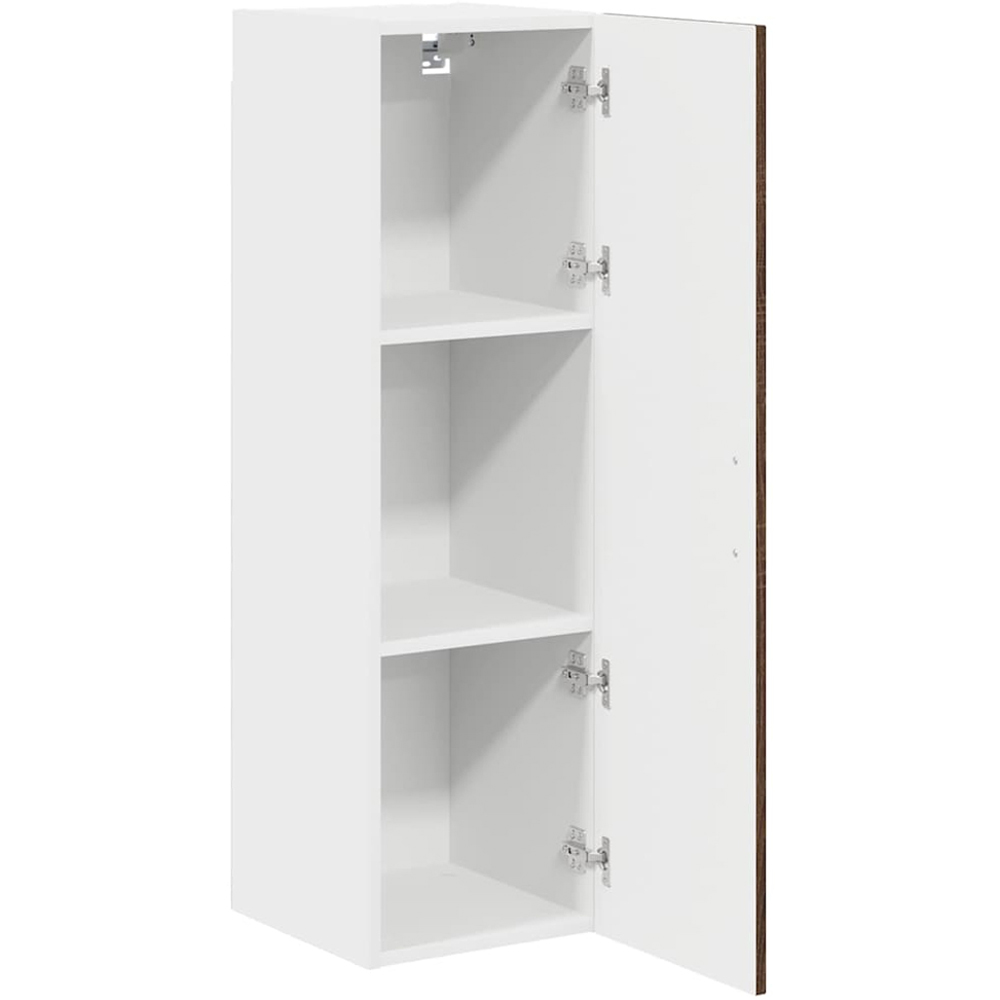 vidaXL Single Door Brown Oak Kitchen Wall Cabinet Image 5