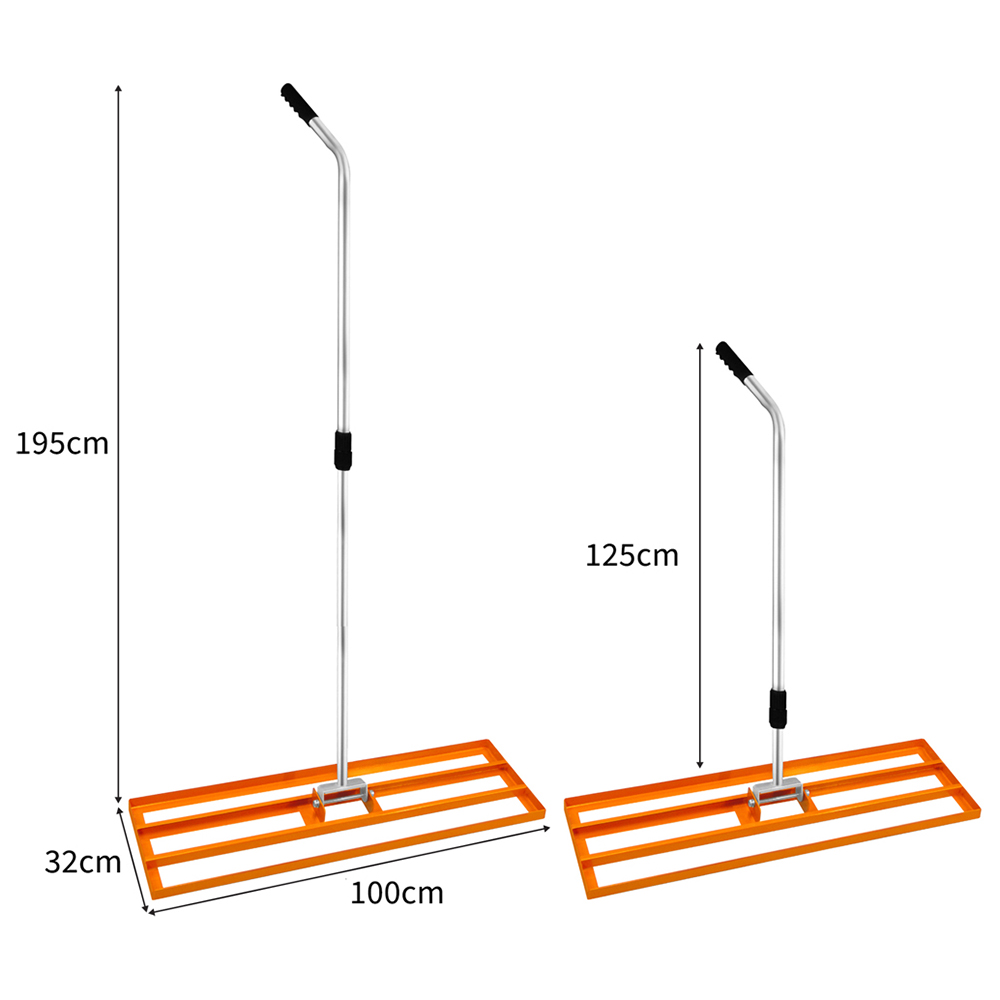 T-Mech Lawn Leveller 100cm – Orange Image 6