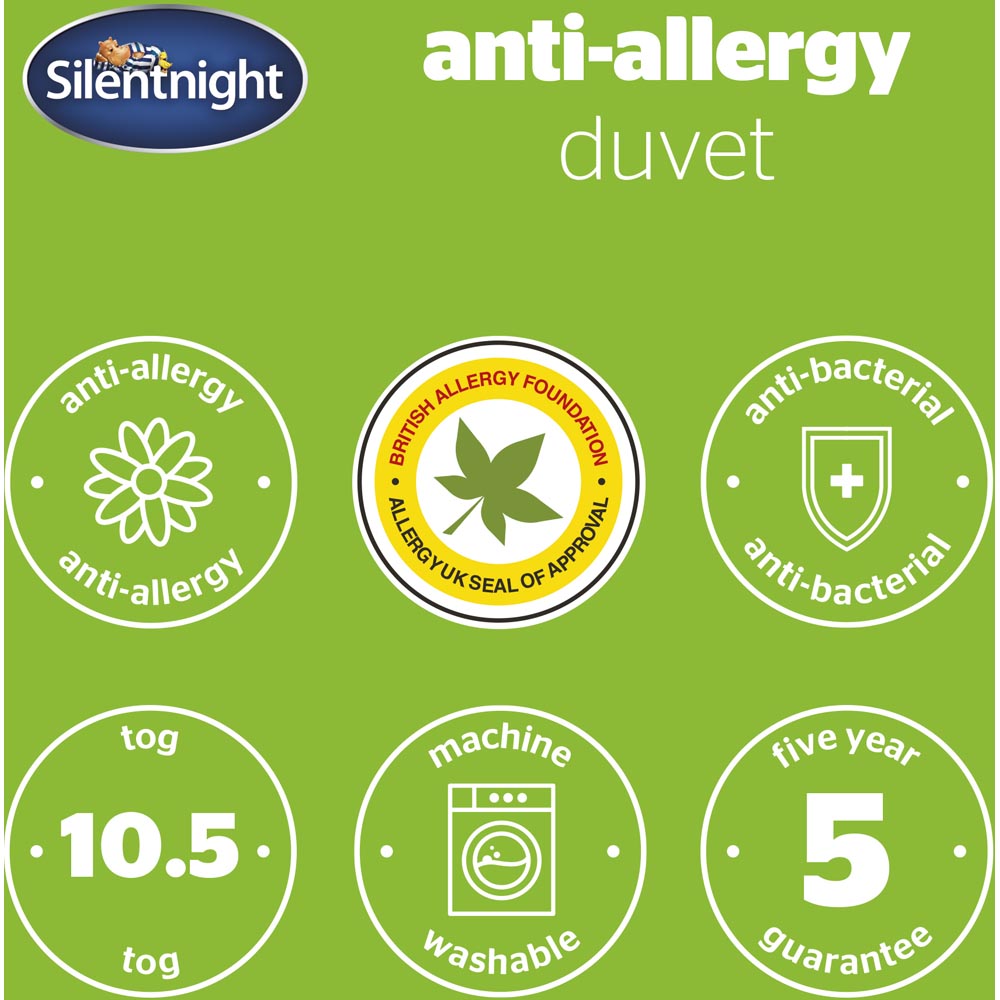 Silentnight Double Anti Allergy Duvet 10.5 Tog Image 9