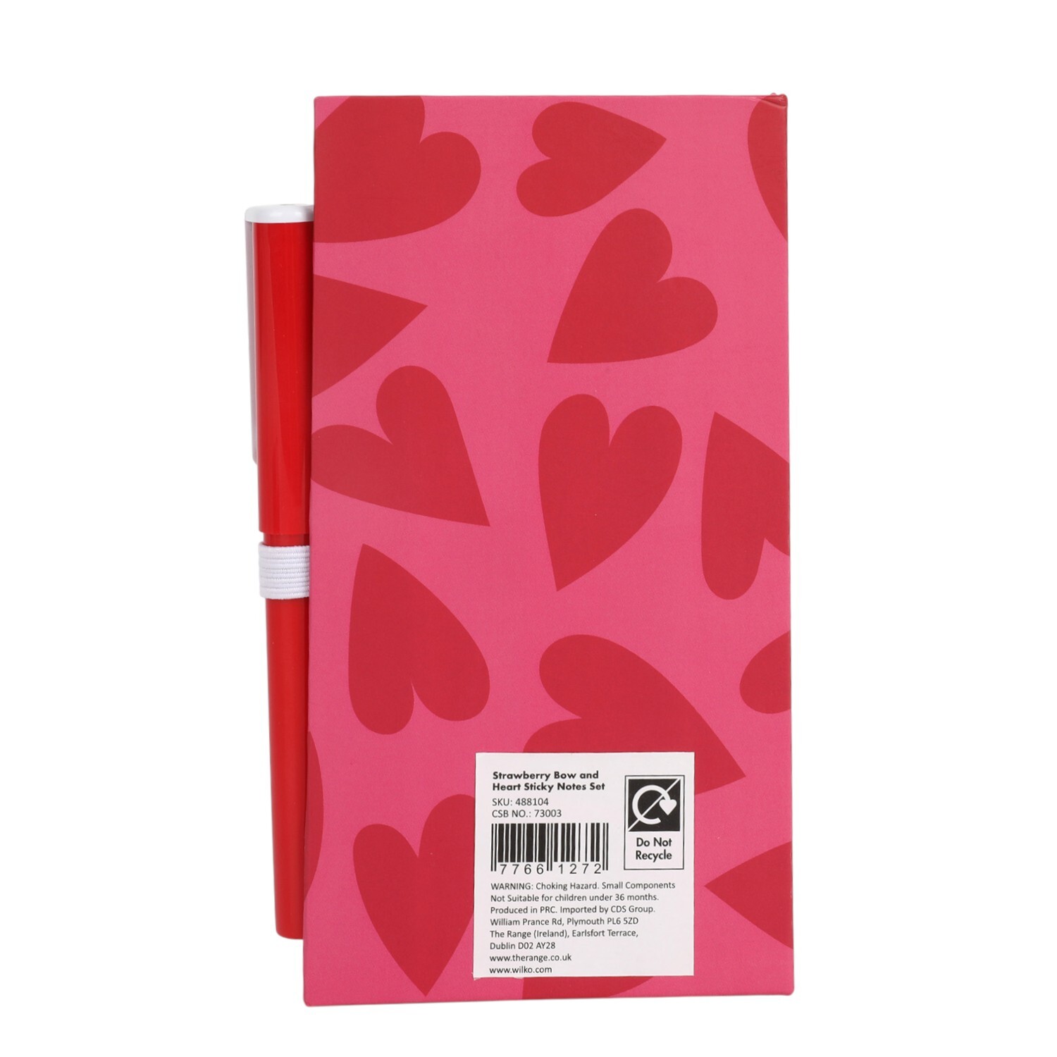Strawberry or Heart Sticky Notes Set Image 8