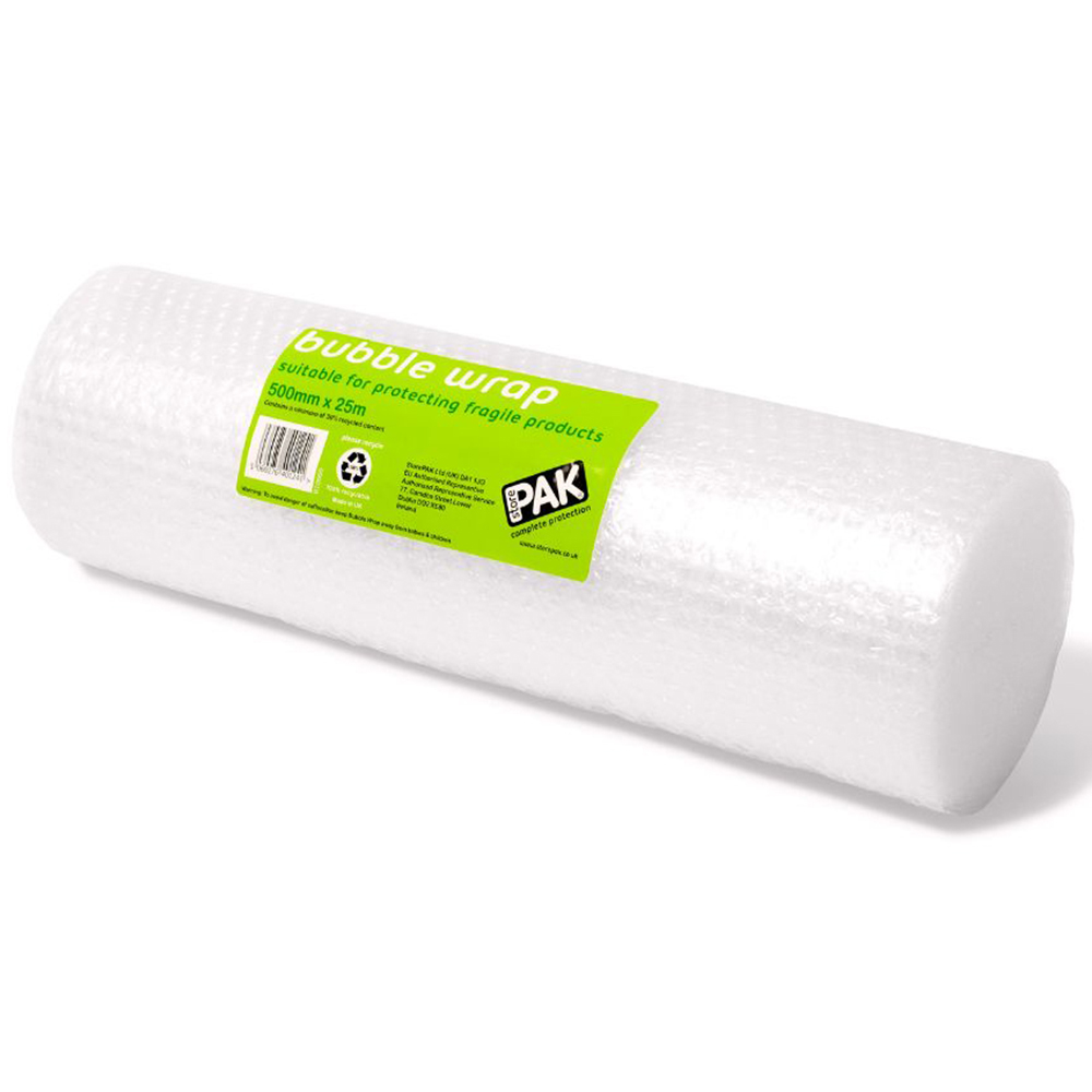 StorePAK Eco Friendly Bubble Wrap Roll 50cm x 25m Image 3