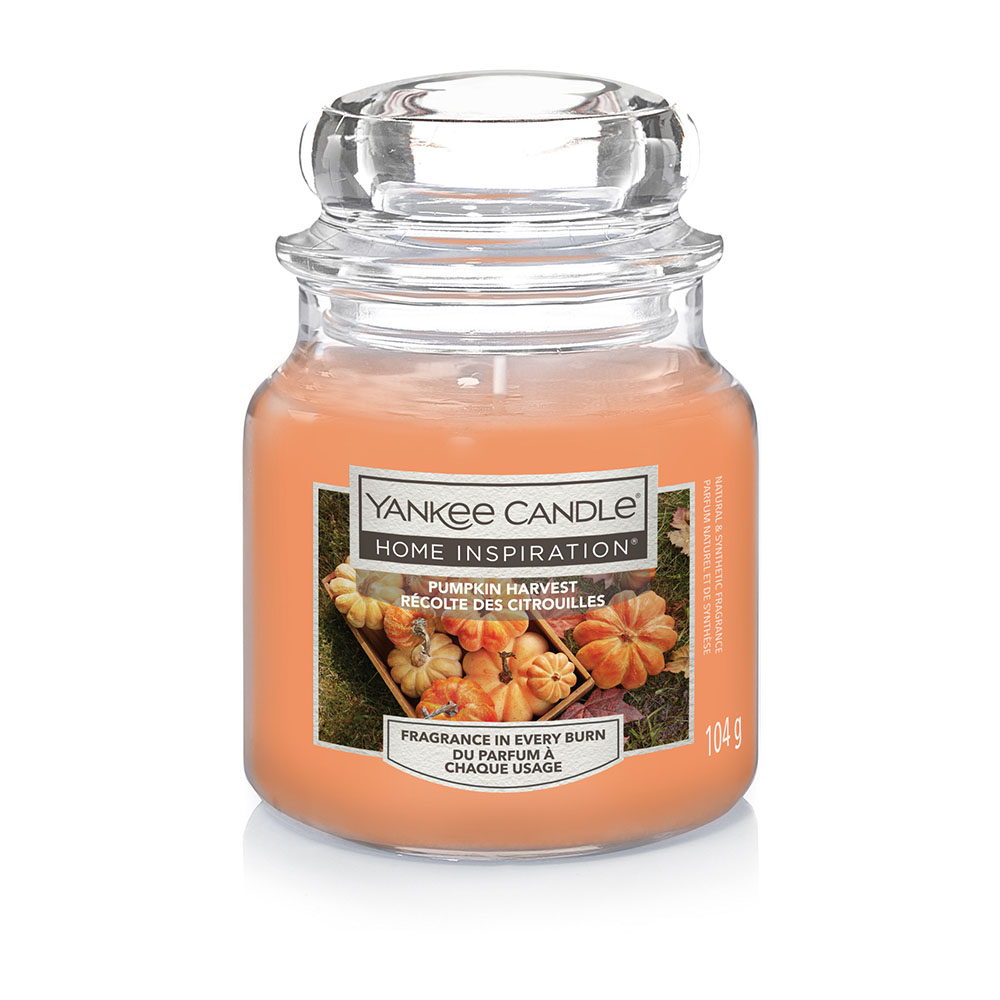 Yankee Small Pumpkin Harvest Scented Candle Jar Image 1