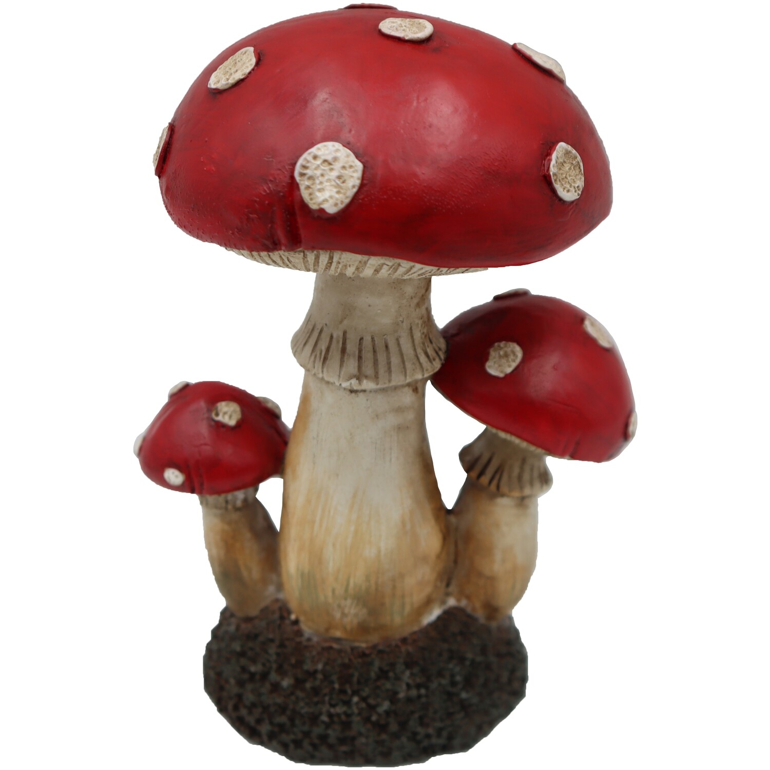 Triple Spotted Mushroom Decor Red Small Image 2