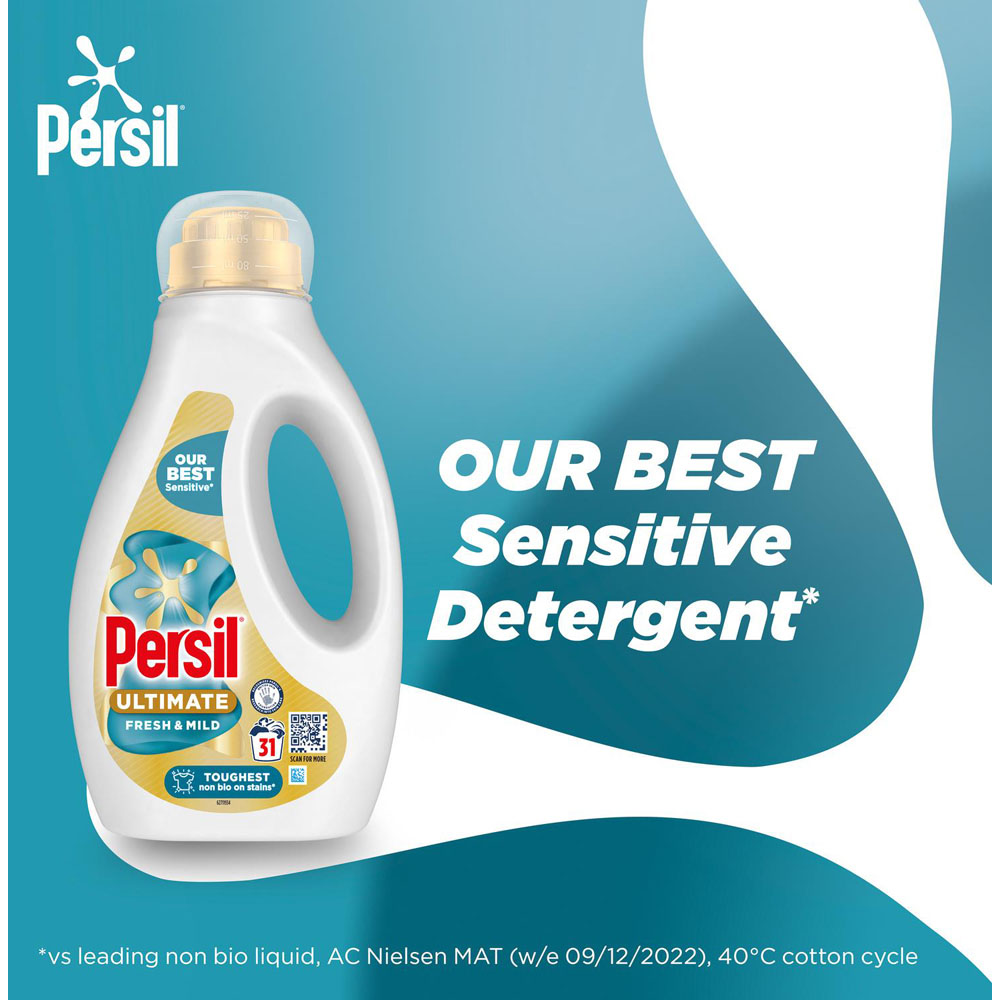 Persil Ultimate Fresh and Mild Liquid Detergent  31 Washes 837ml 3 Pack Image 8