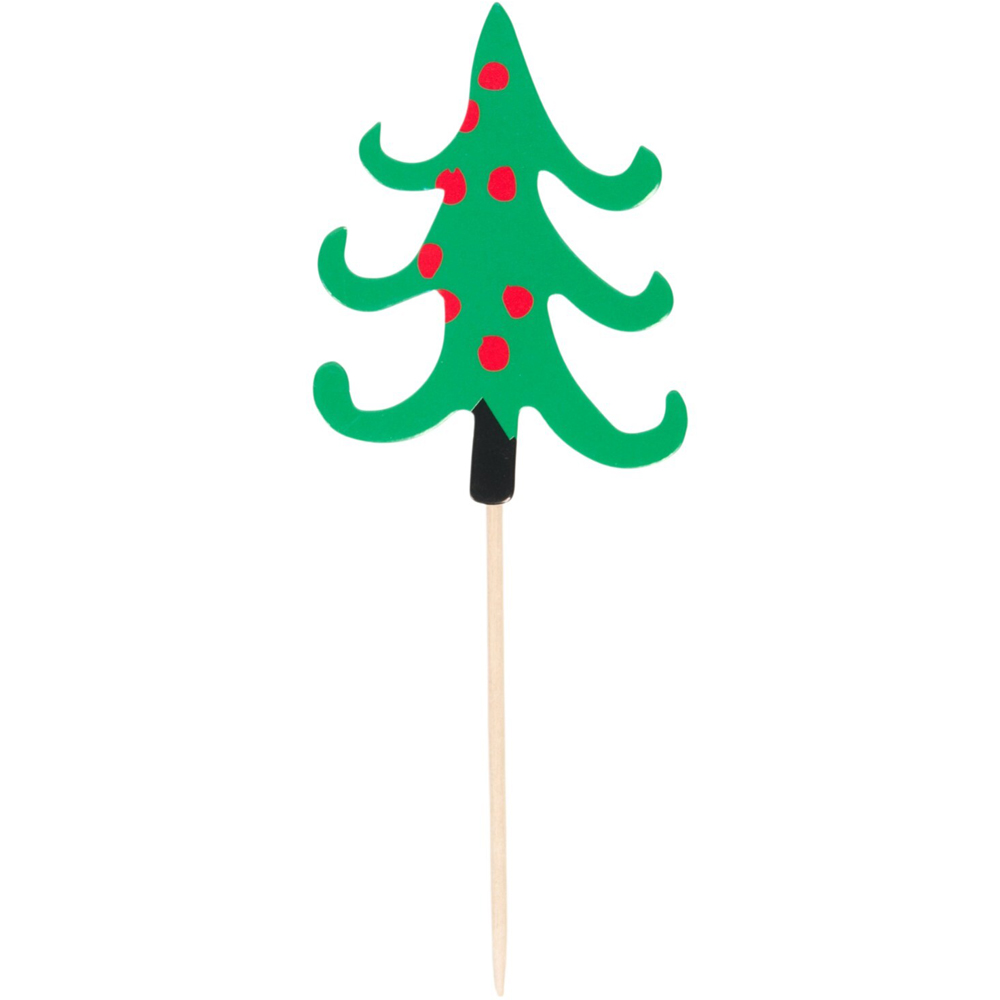 48 Piece Christmas Cupcake Cases and Toppers Image 6