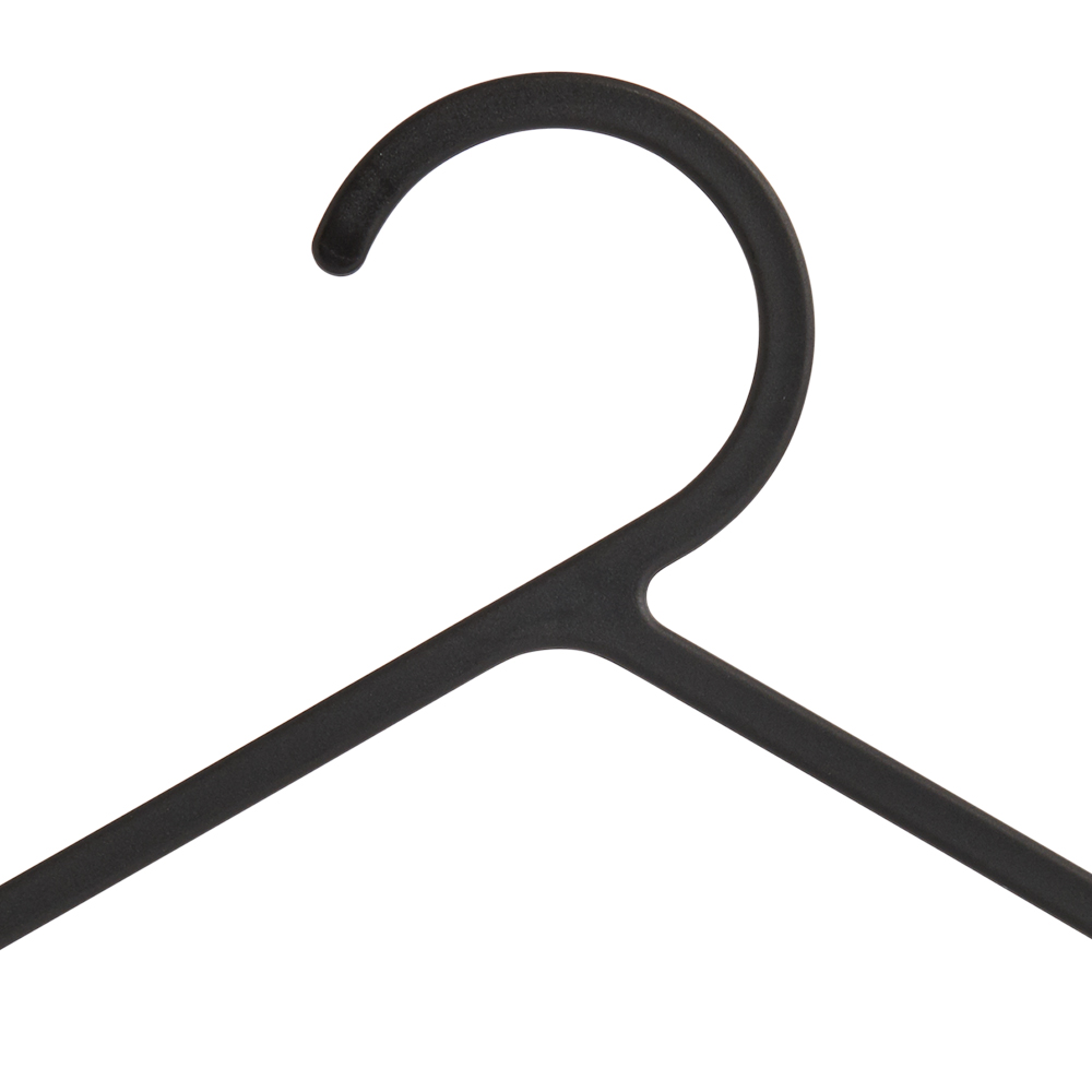 Wilko Coat Hanger Black 8 Pack Wilko