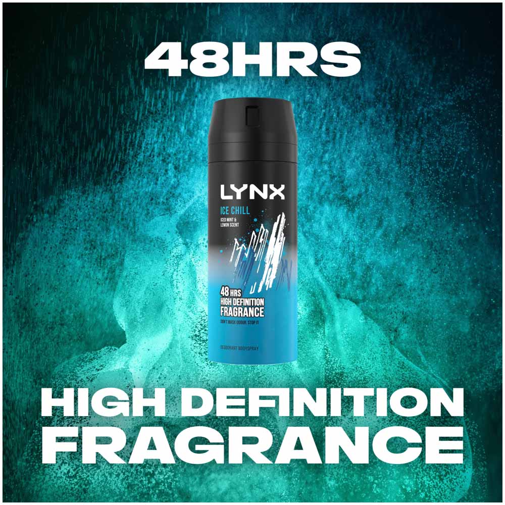 Lynx Ice Chill Dark Body Spray 150ml Image 7