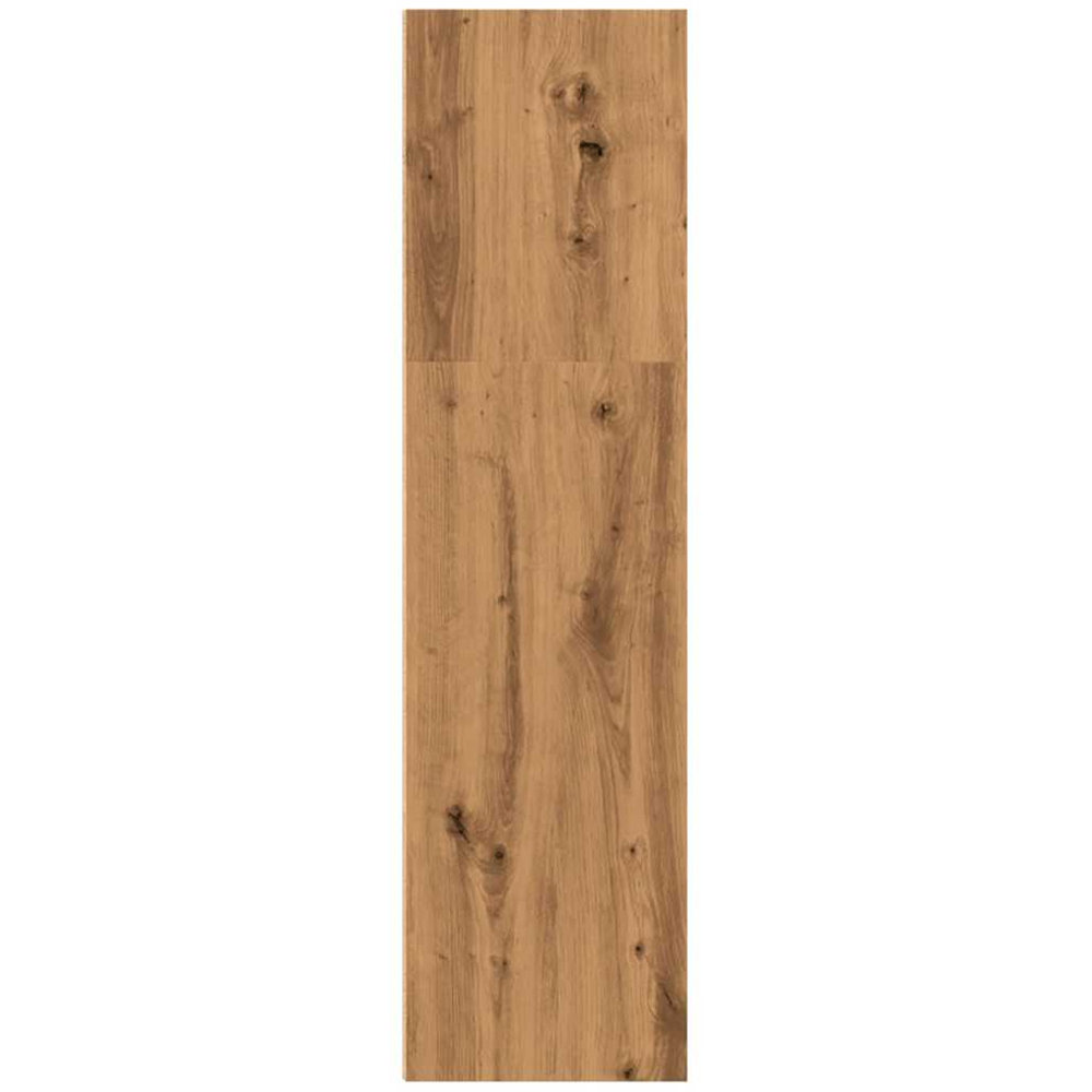 vidaXL 3 Shelf Artisan Oak Bookcase Image 4
