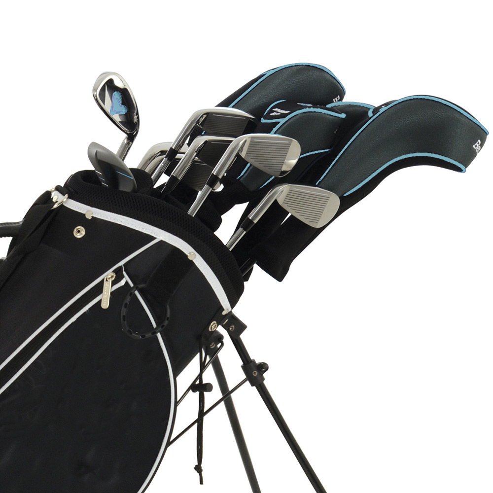 Ben Sayers M8 6 Club Package Set with Sky Blue Stand Bag Graphite YRH LRH Image 2