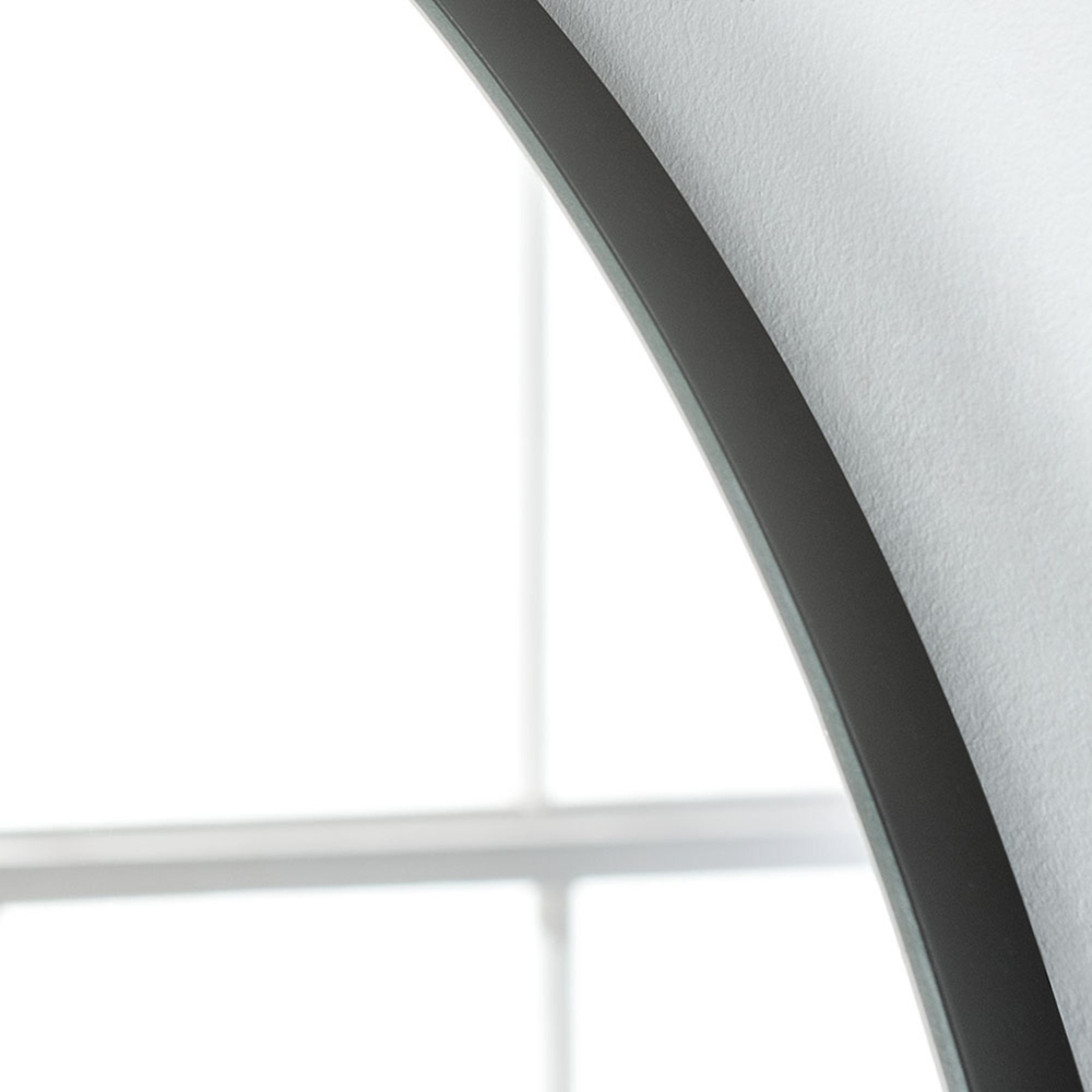 Yearn Newington Black Irregular Wall Mirror 90 x 60cm Image 3