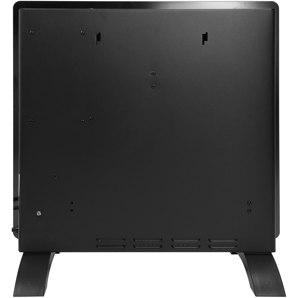 AMOS Black Smart Electric Glass Panel Heater 1000W Image 3