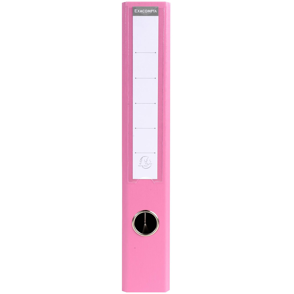 Exacompta PremTouch A4 Pink PVC Lever Arch File 10 Pack Image 4