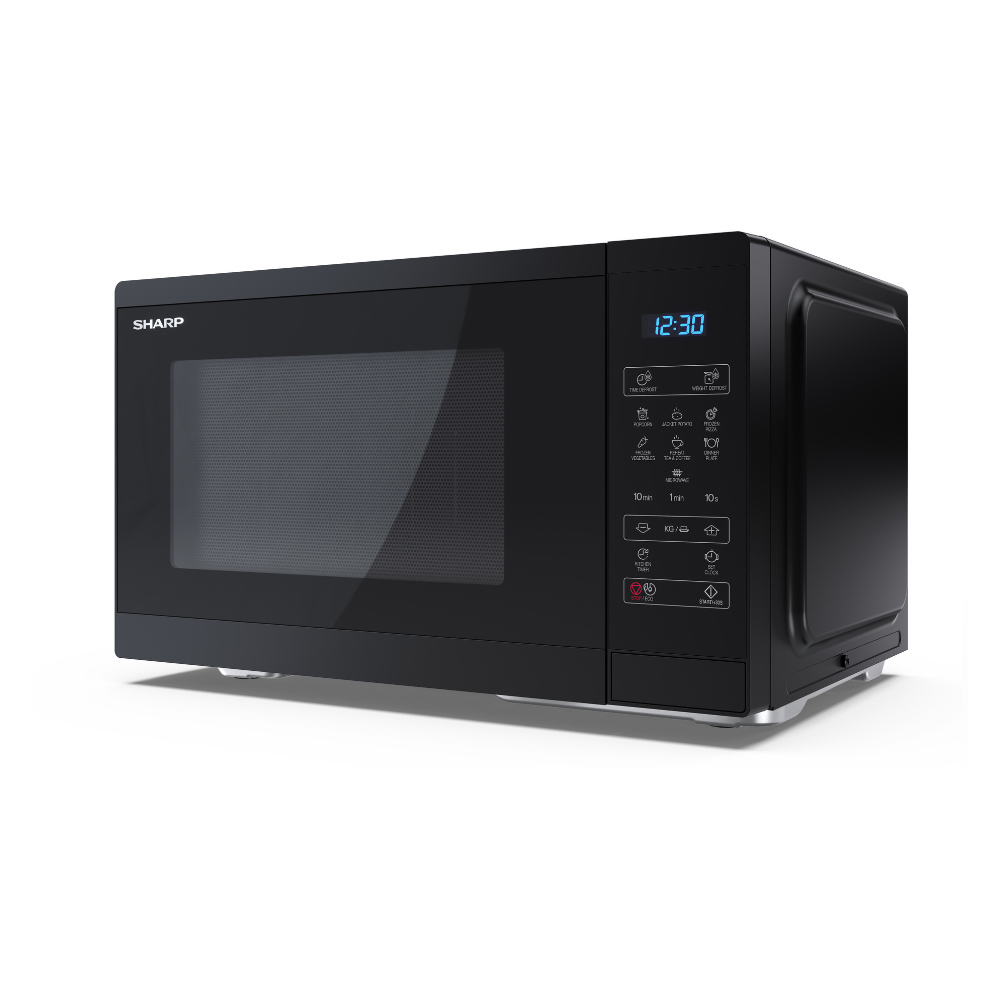Sharp Black 25L Solo Electronic Control Microwave 900W Image 4