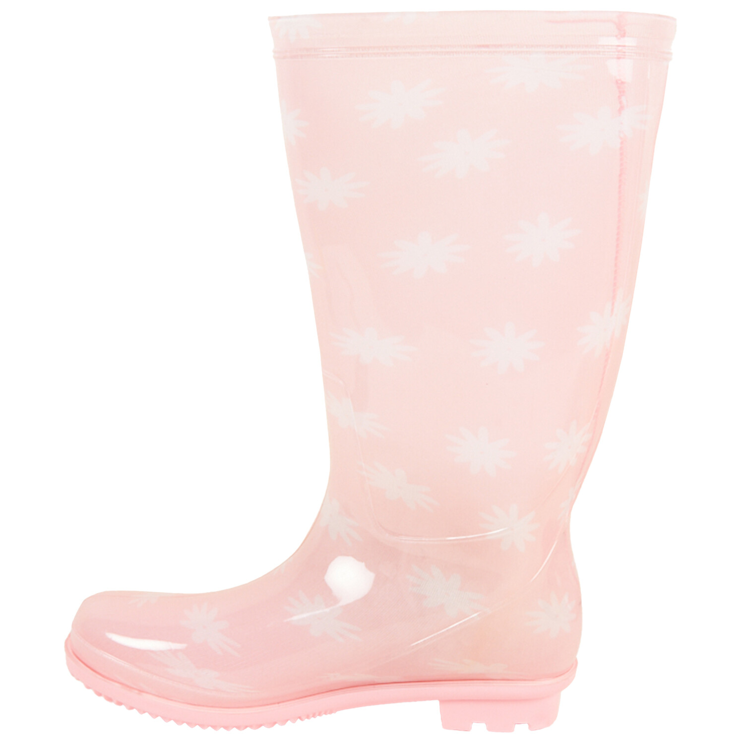 Dusty Pink Pattern Wellingtons - Pink / Size 5 Image 3