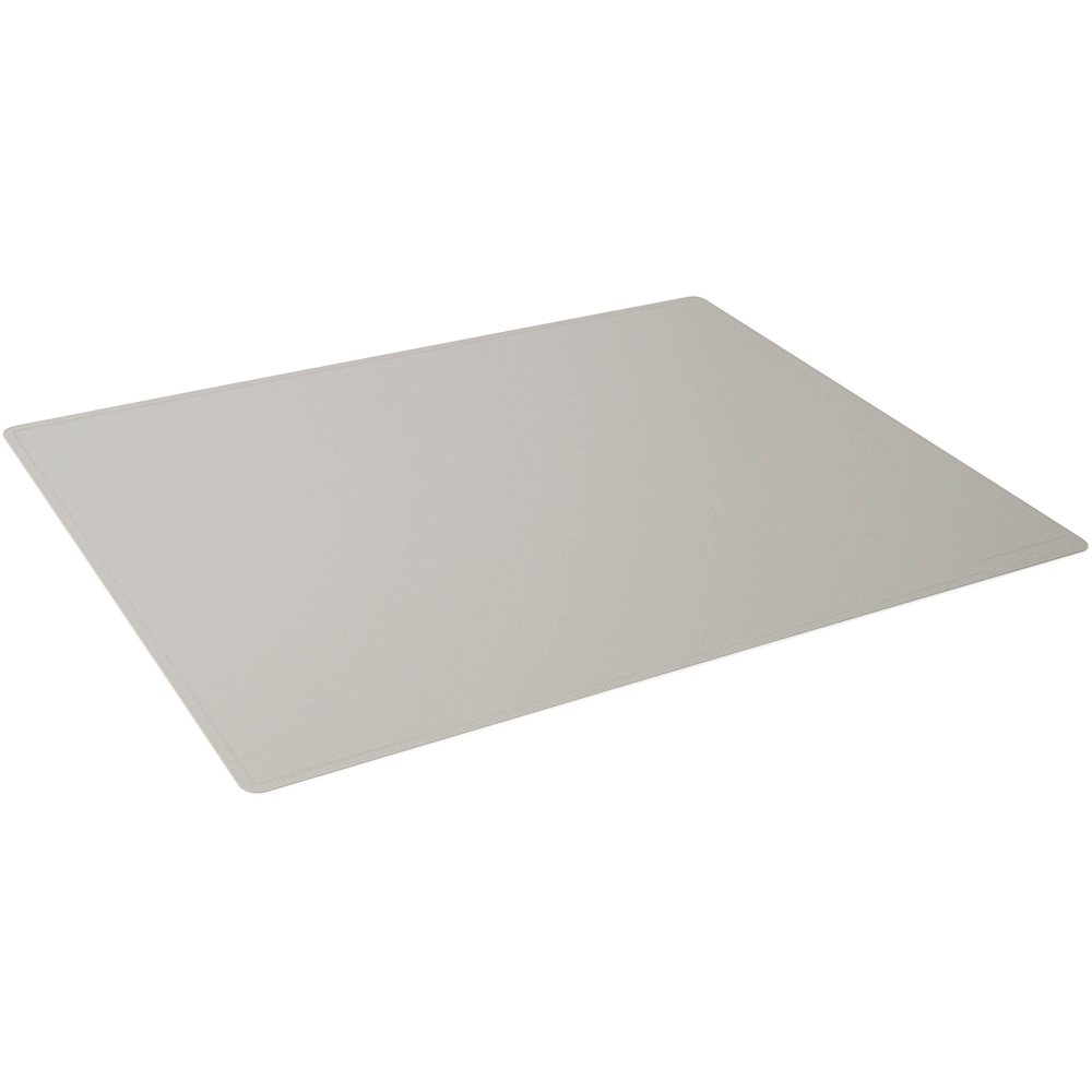 Durable Grey Smooth Non-Slip Desk Mat 53 x 40cm Image 1