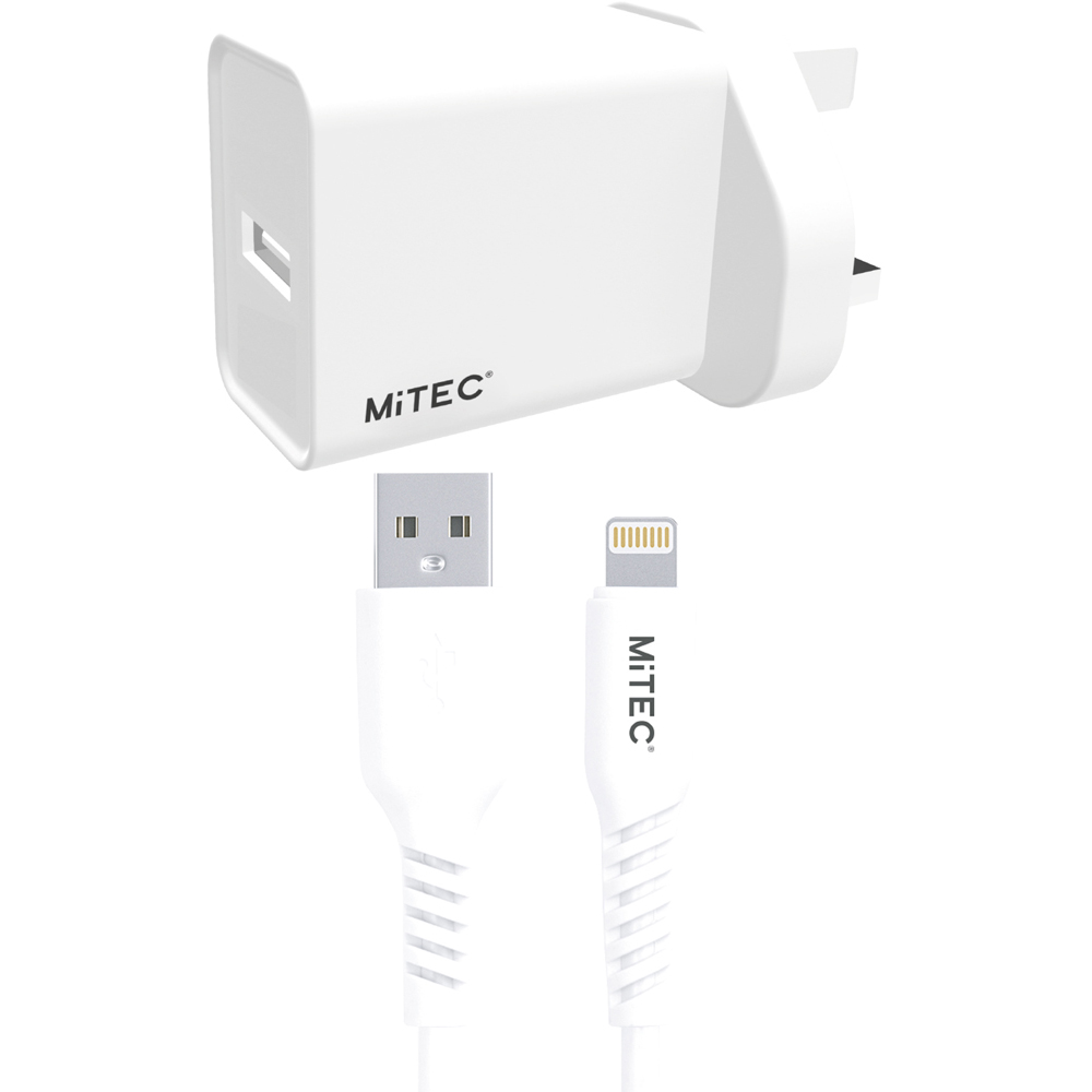 MiTEC MiPOWER White Lightning Mains Wall Charger Image 1