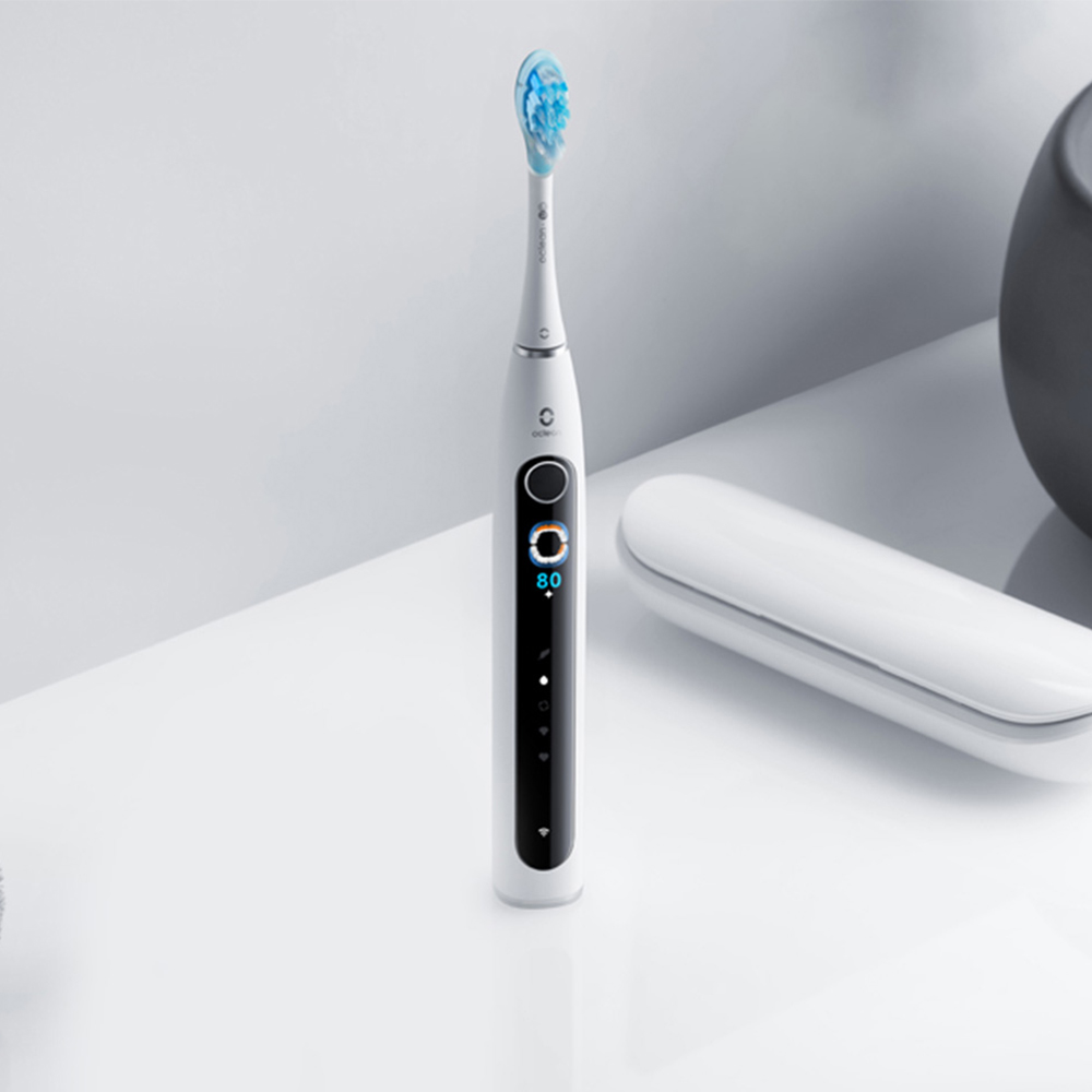 Oclean X Pro 20 S White Wi-Fi Smart Sonic Electronic Toothbrush Set Image 2