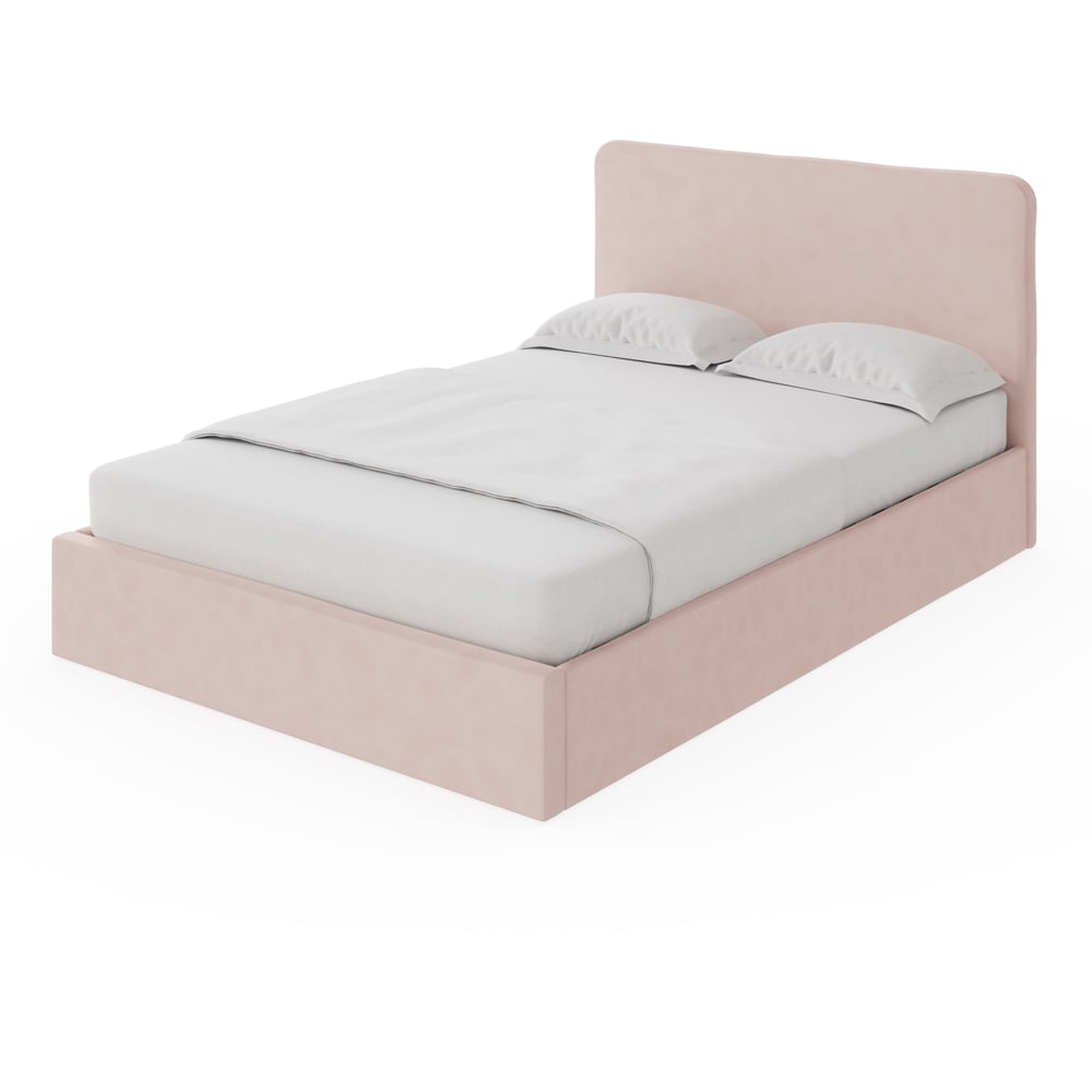 GFW Chiswick King Size Soft Pink Ottoman Bed Image 5
